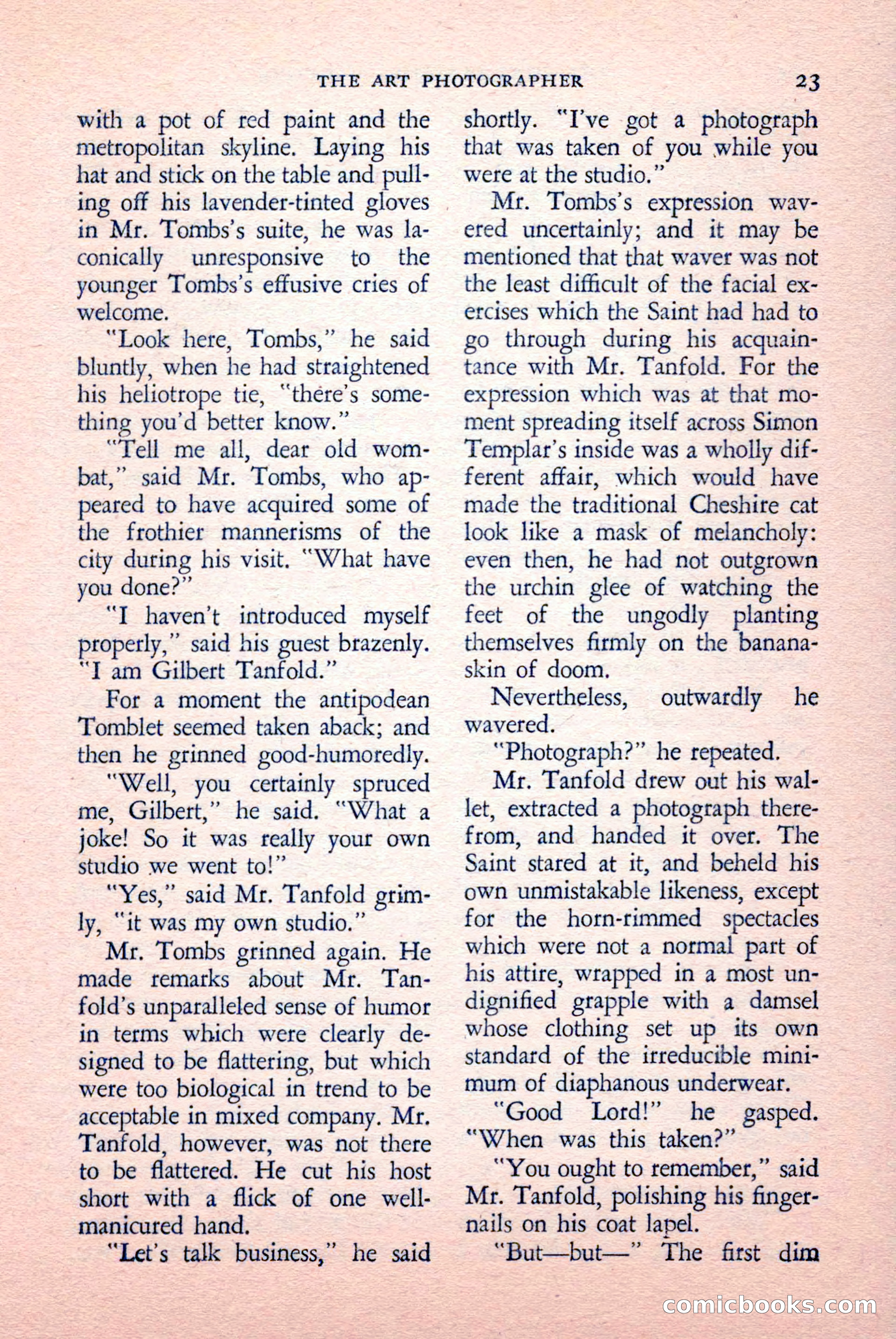 The Saint Detective Magazine, May 1958 — page 25 of 132
