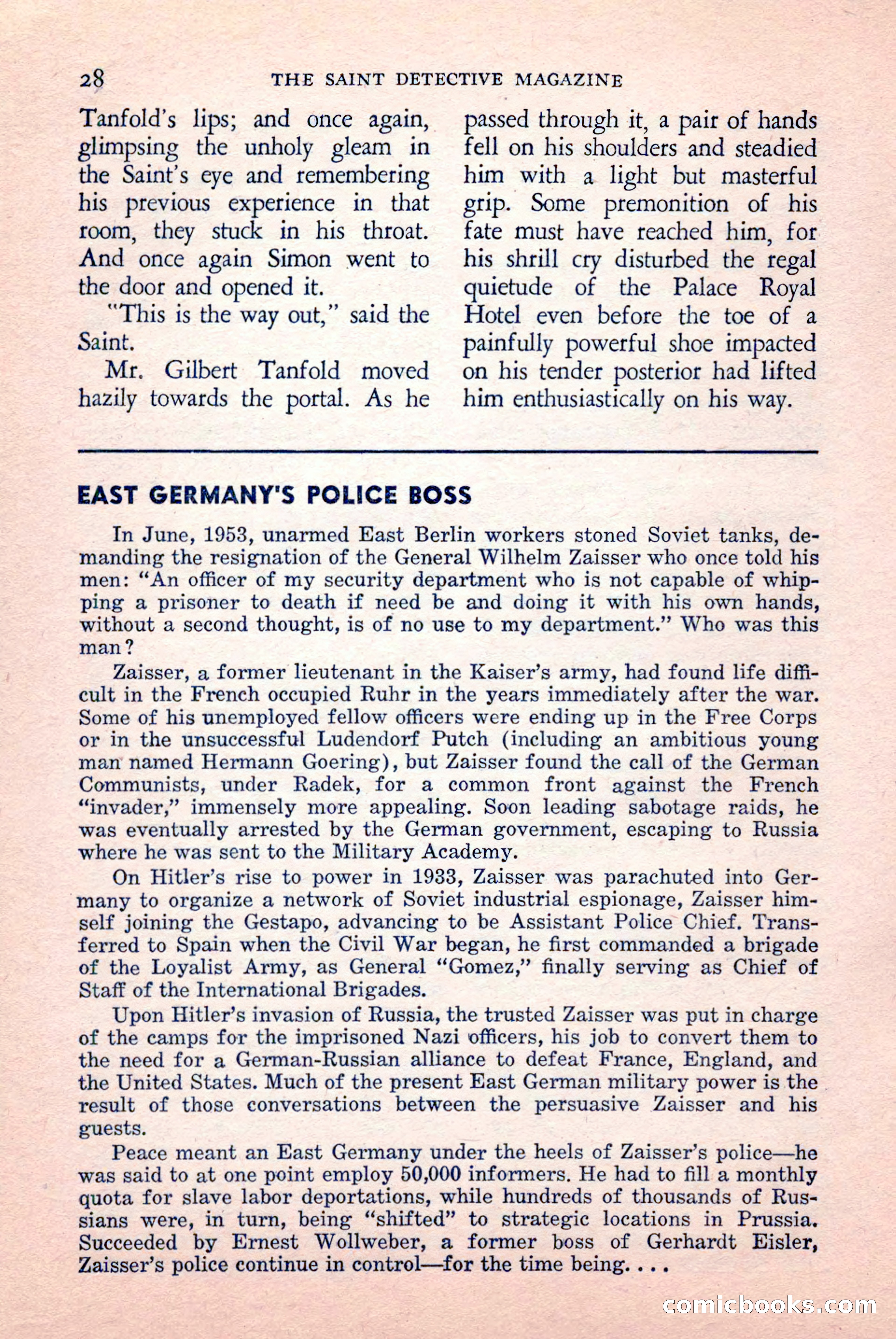 The Saint Detective Magazine, May 1958 — page 30 of 132