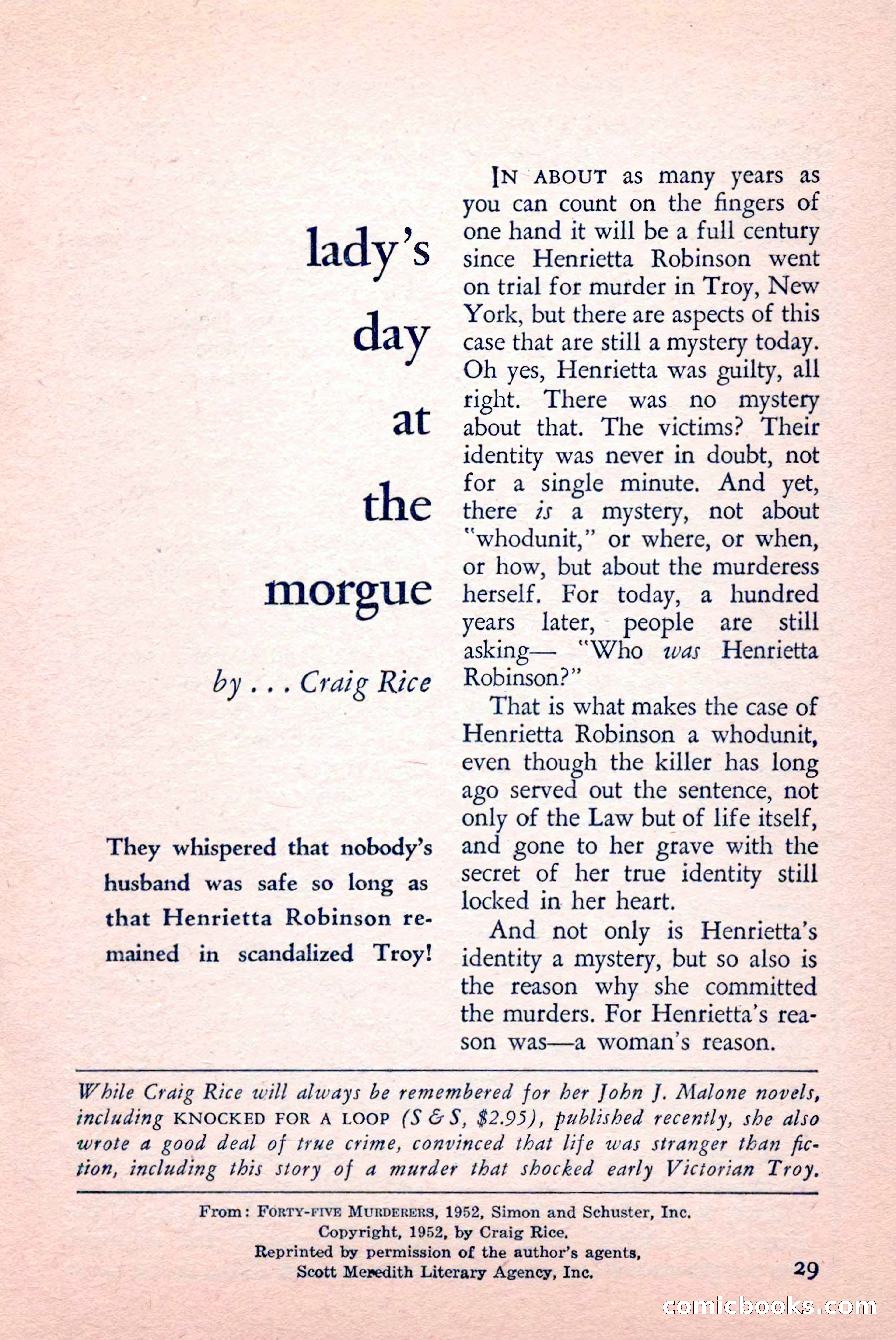 The Saint Detective Magazine, May 1958 — page 31 of 132