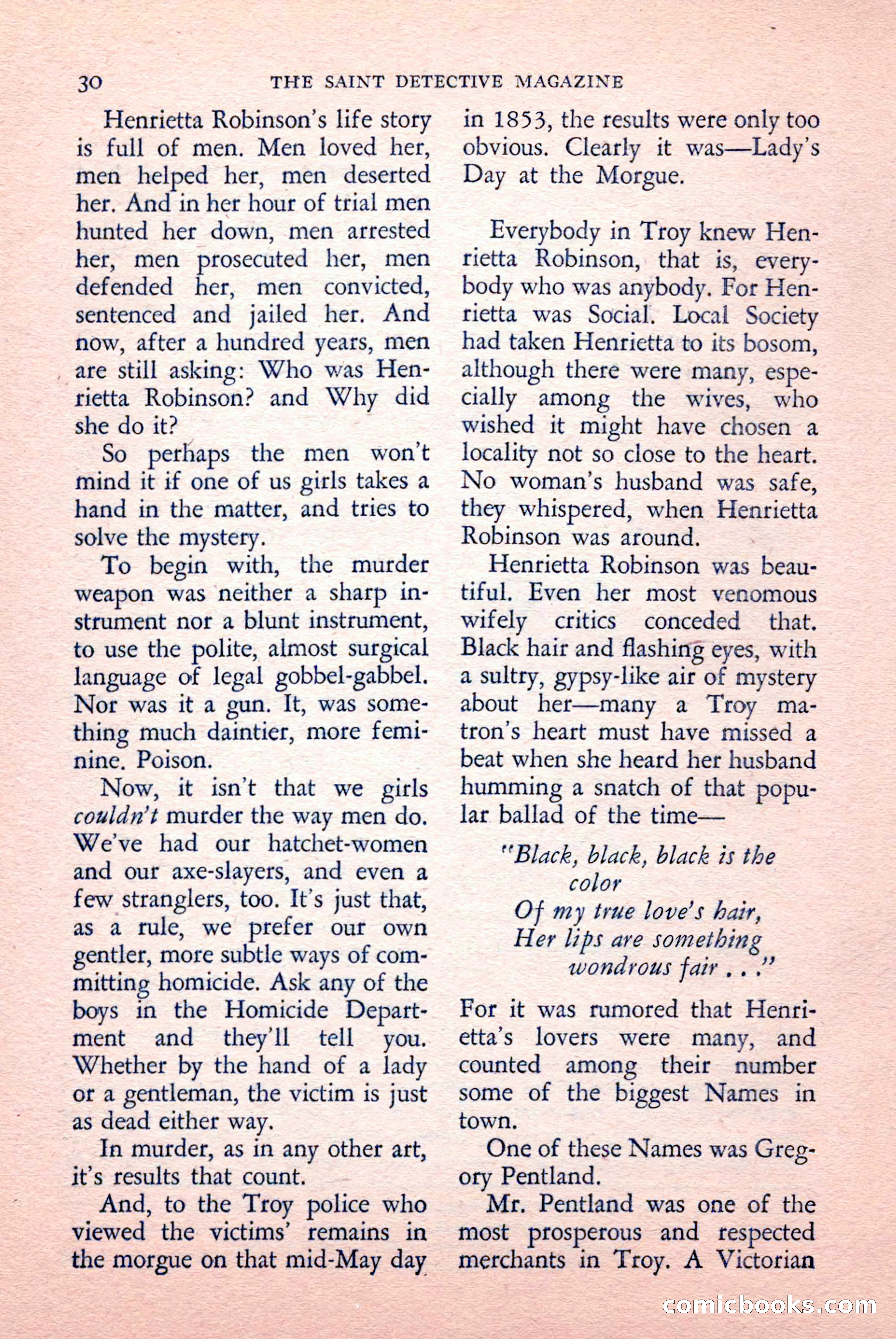 The Saint Detective Magazine, May 1958 — page 32 of 132