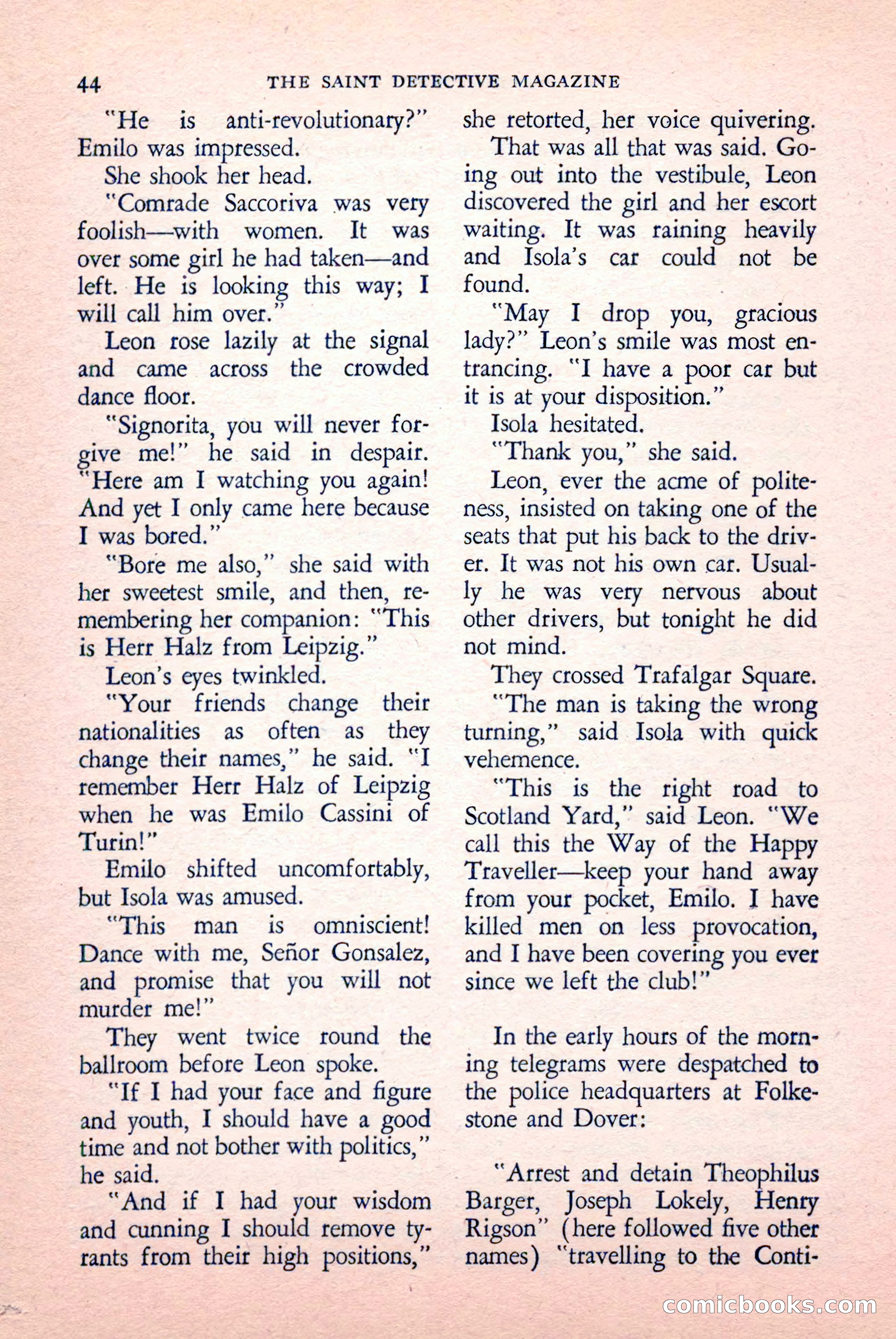 The Saint Detective Magazine, May 1958 — page 46 of 132