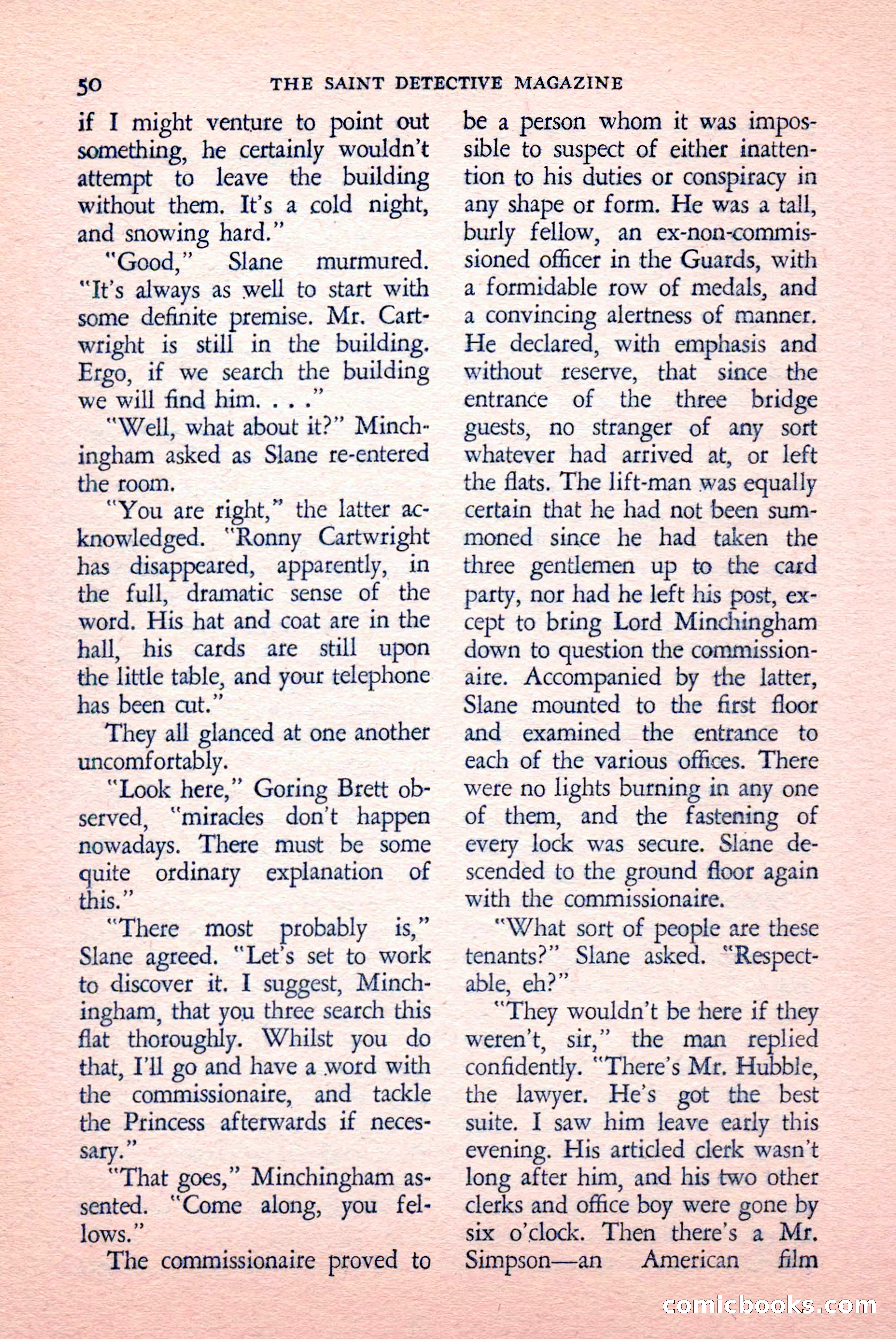 The Saint Detective Magazine, May 1958 — page 52 of 132