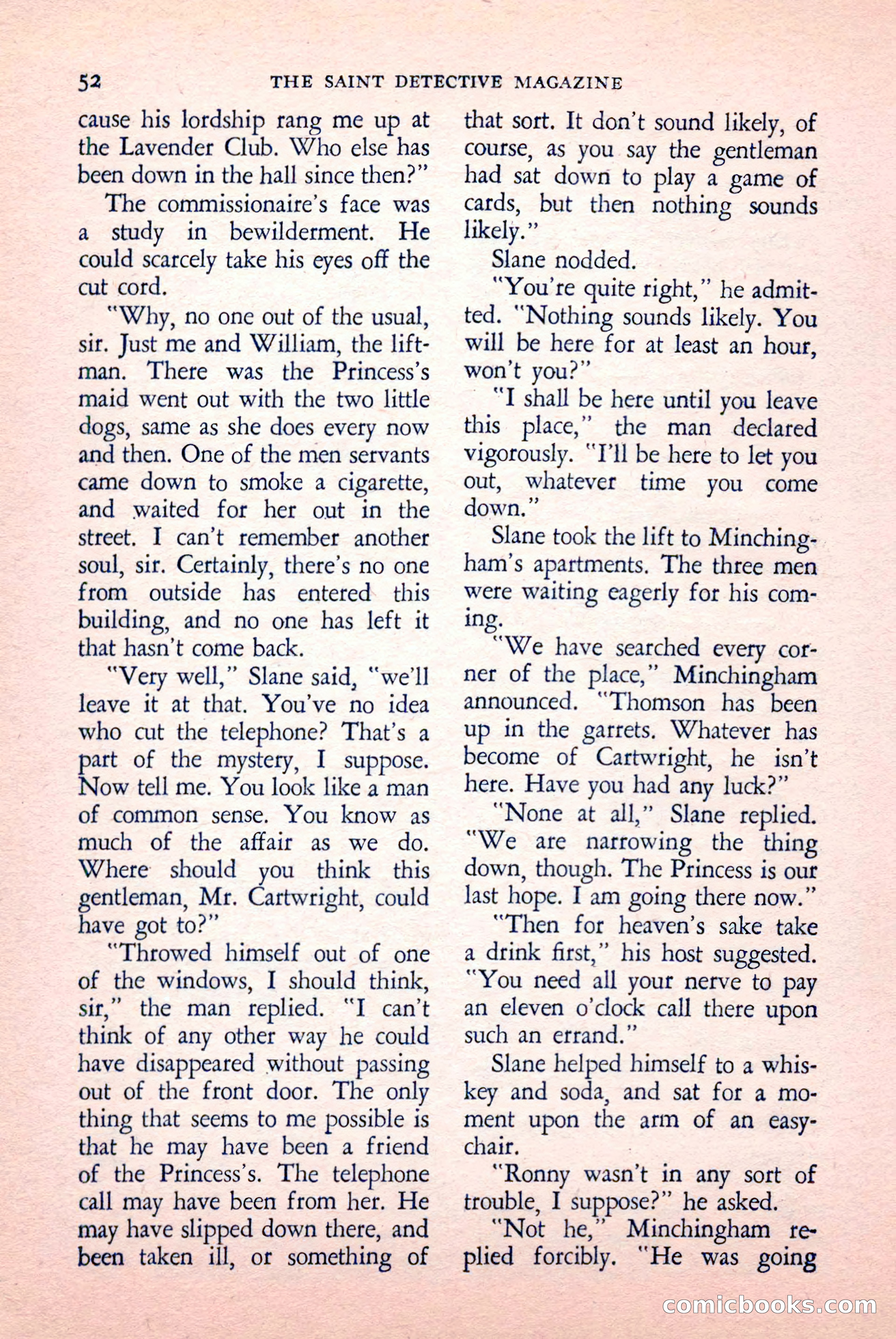 The Saint Detective Magazine, May 1958 — page 54 of 132