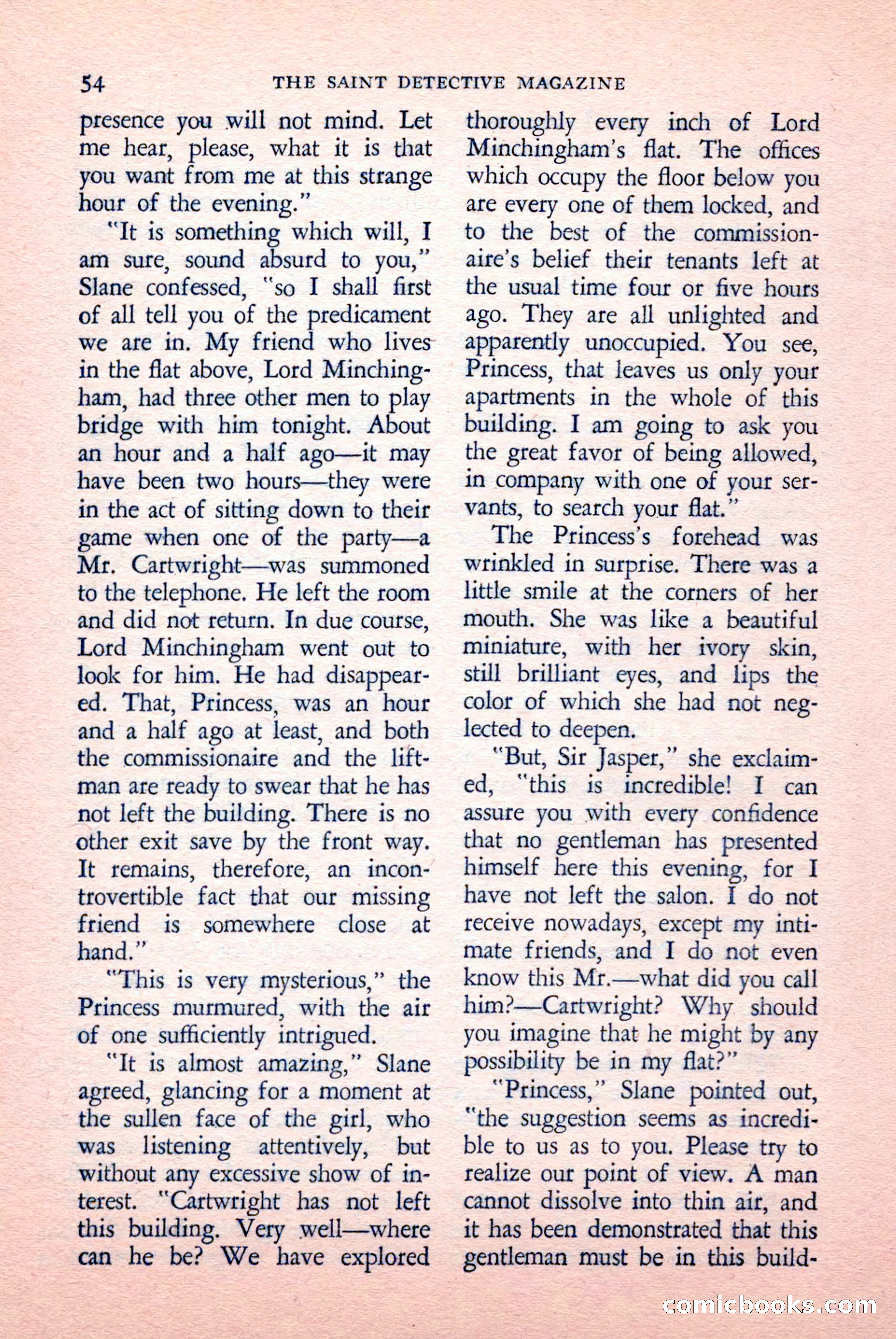 The Saint Detective Magazine, May 1958 — page 56 of 132