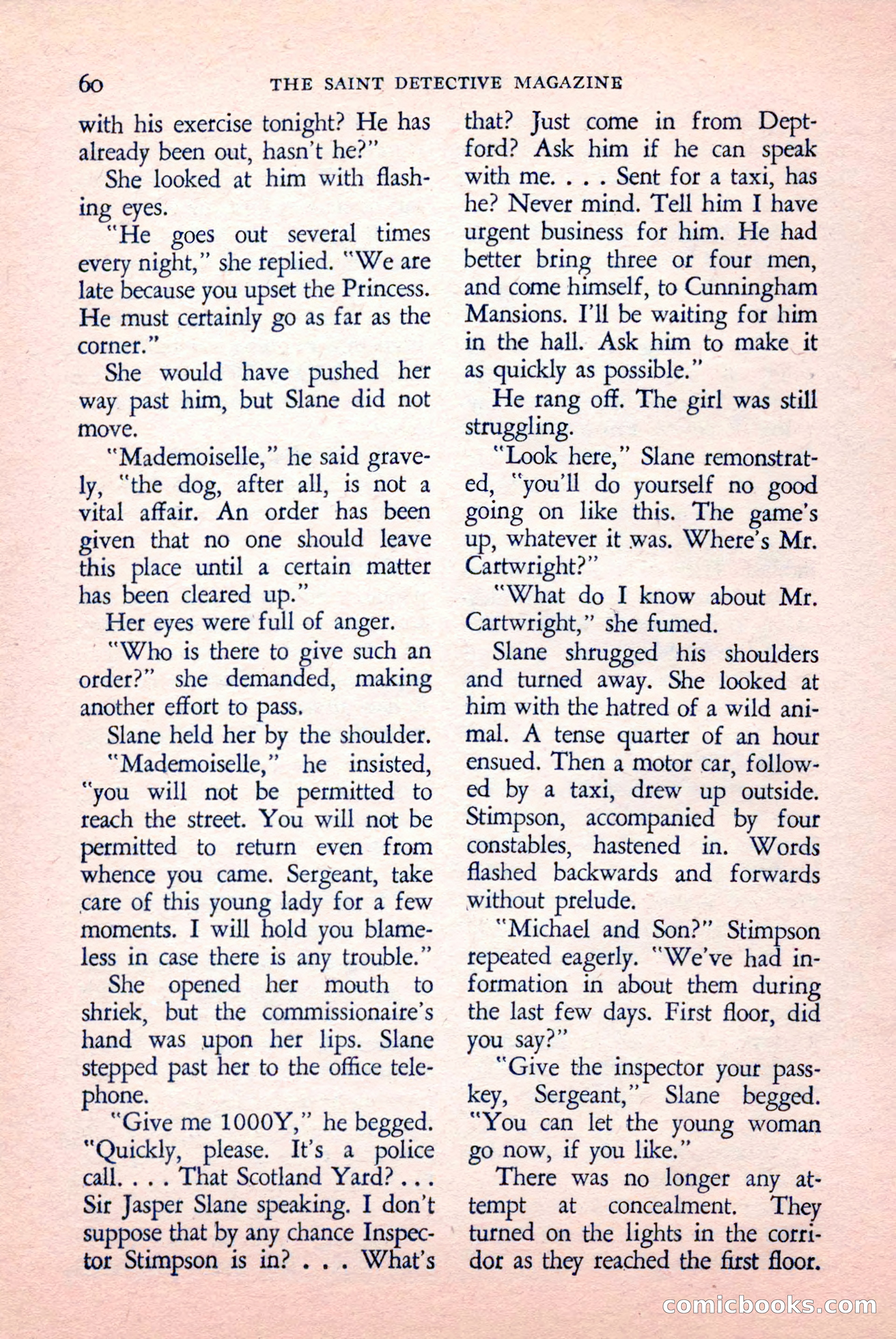 The Saint Detective Magazine, May 1958 — page 62 of 132
