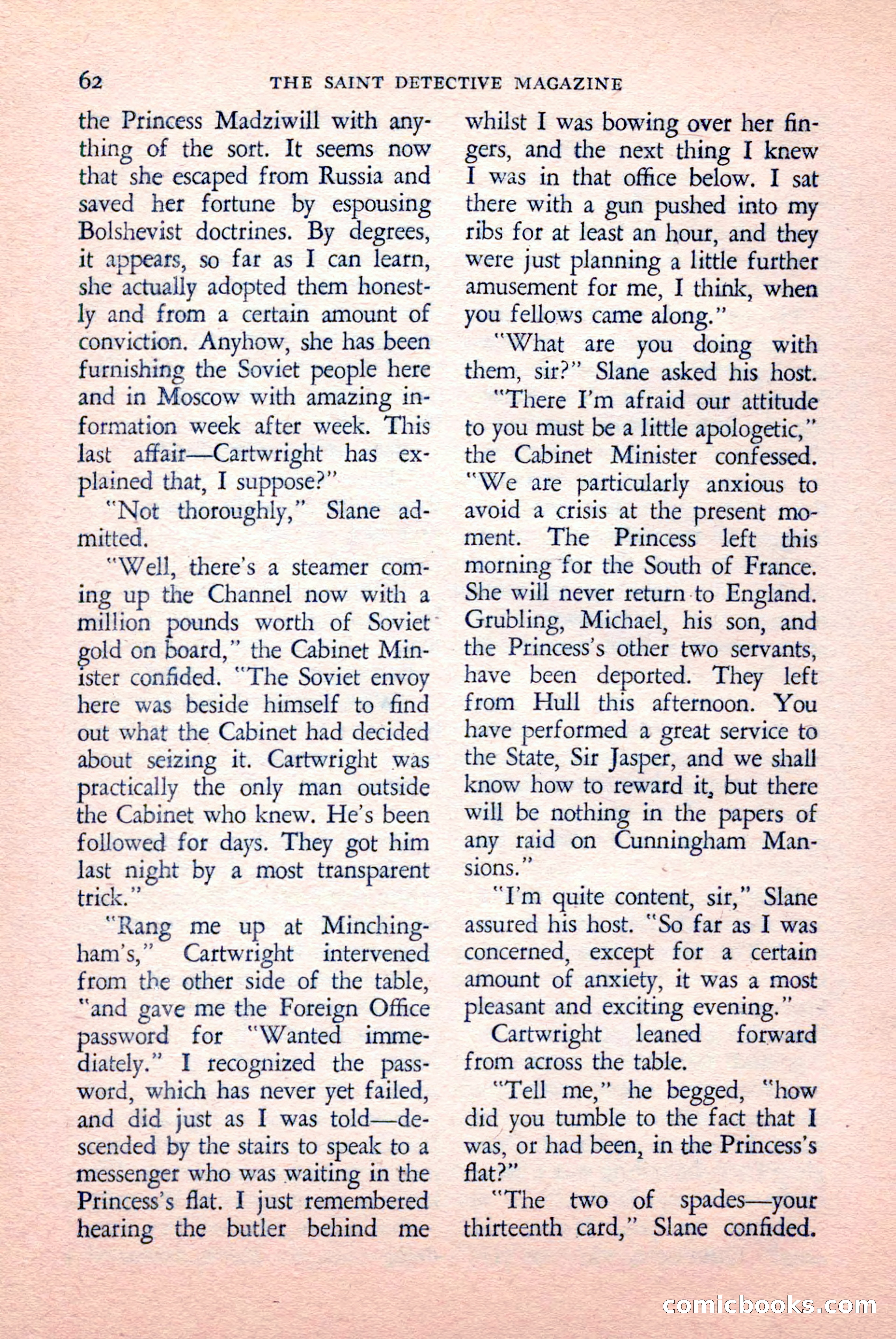 The Saint Detective Magazine, May 1958 — page 64 of 132