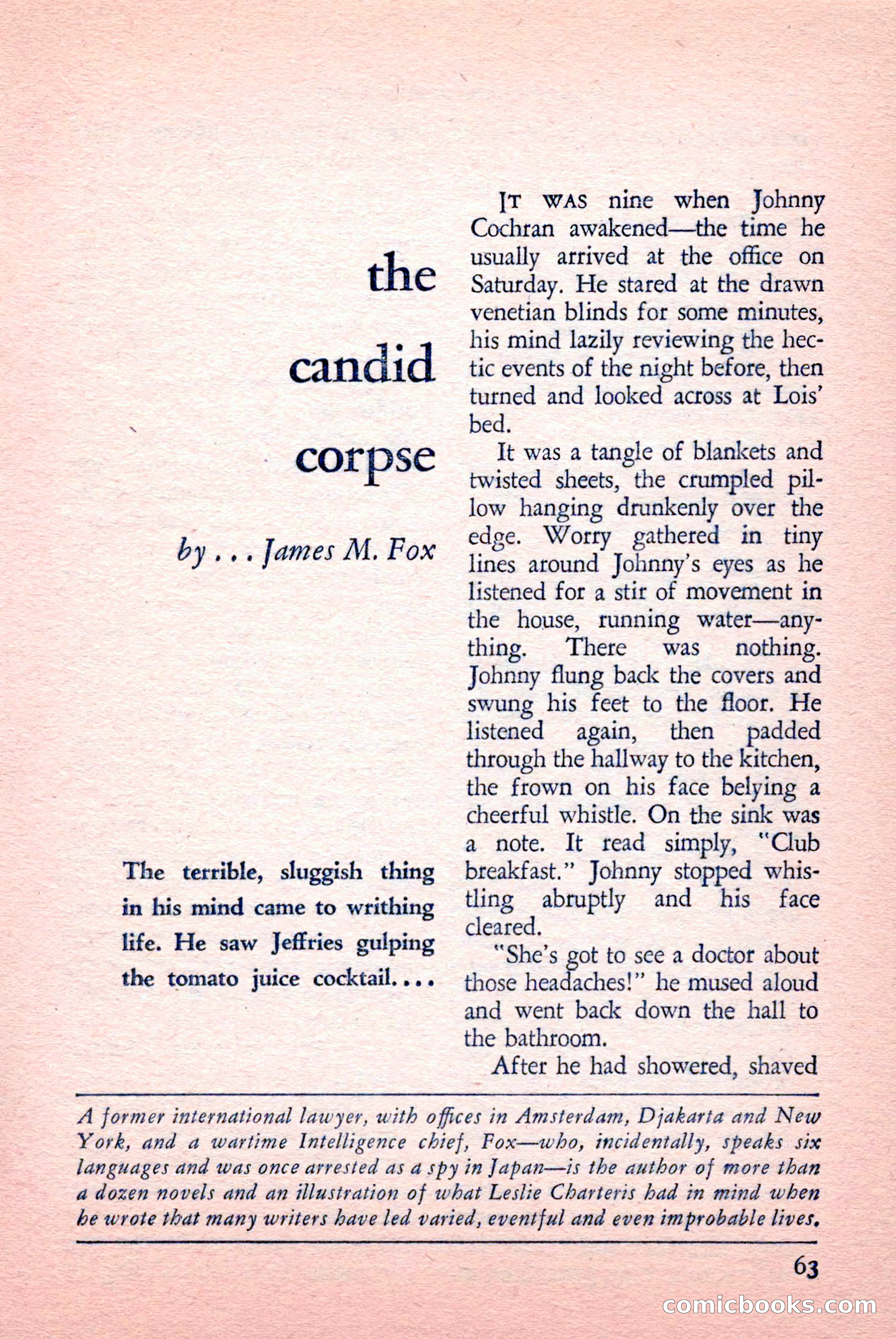 The Saint Detective Magazine, May 1958 — page 65 of 132