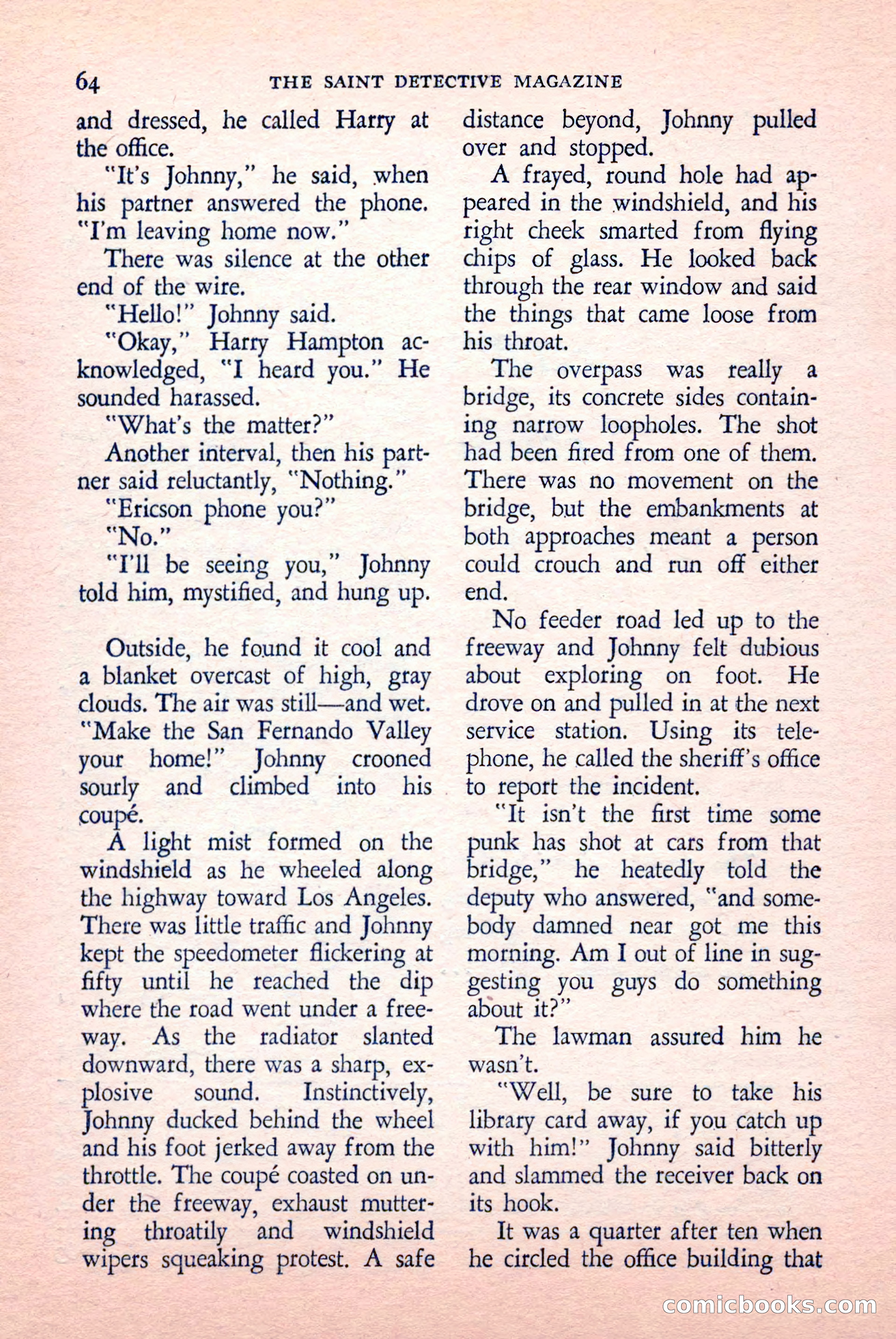 The Saint Detective Magazine, May 1958 — page 66 of 132