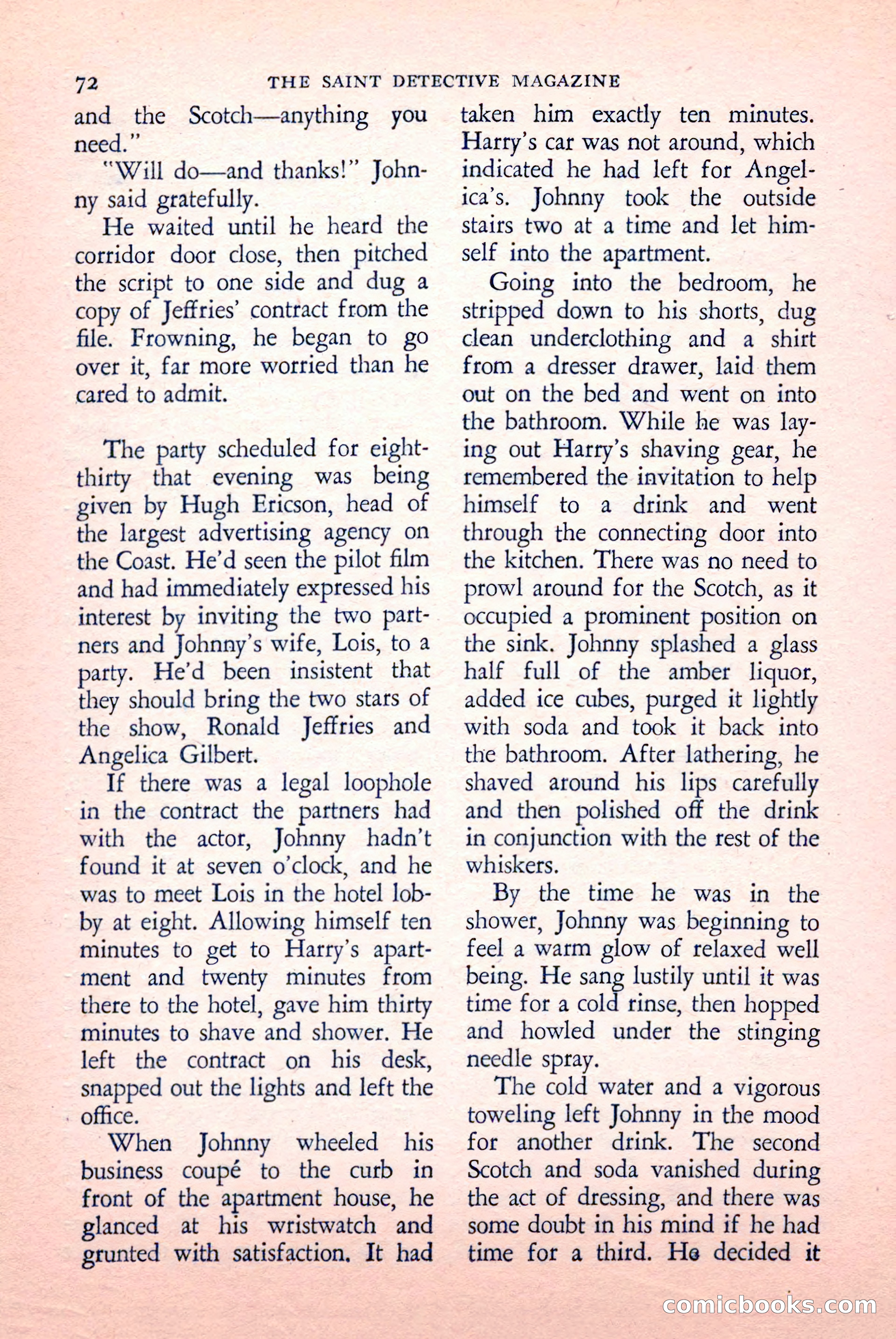 The Saint Detective Magazine, May 1958 — page 74 of 132