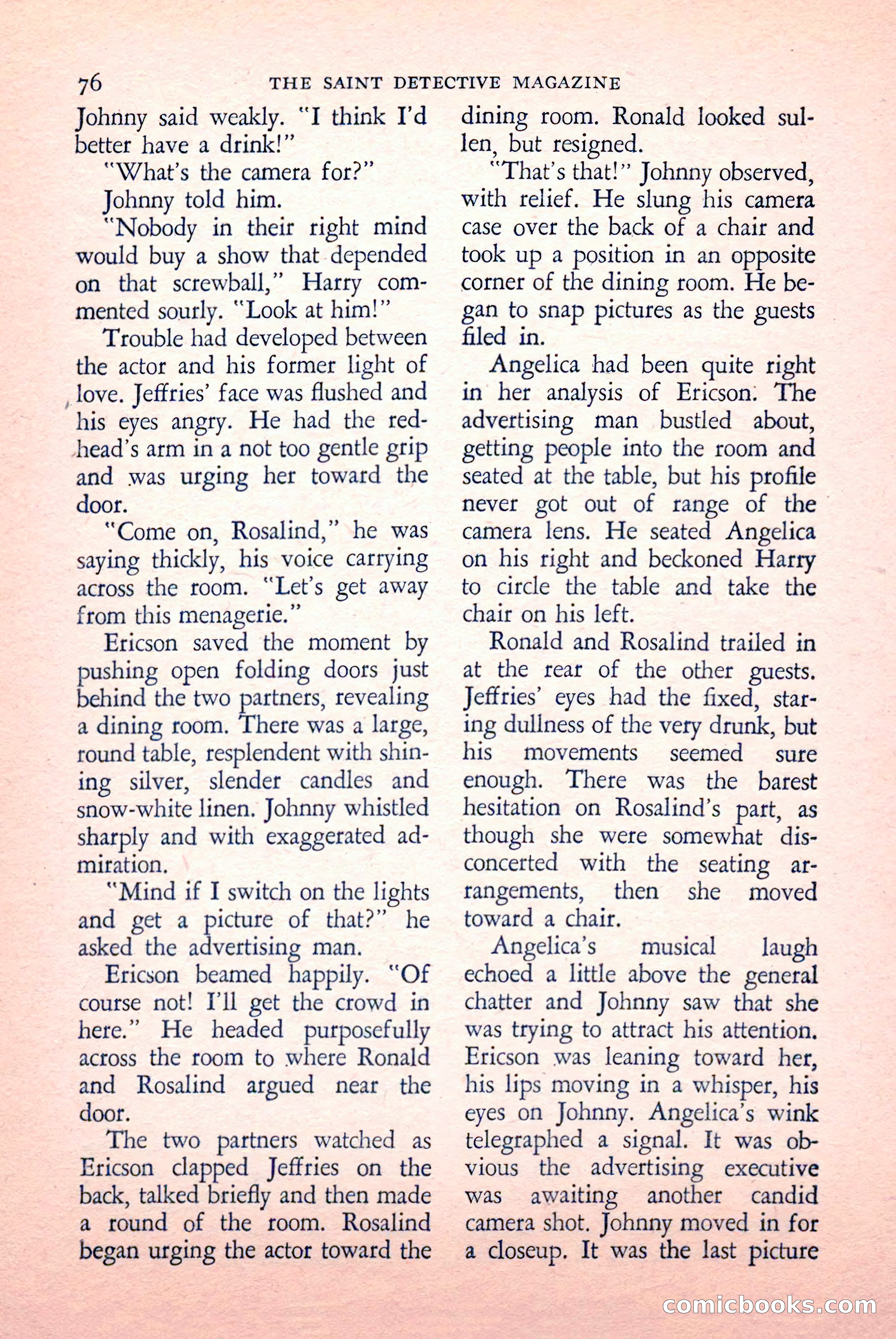The Saint Detective Magazine, May 1958 — page 78 of 132