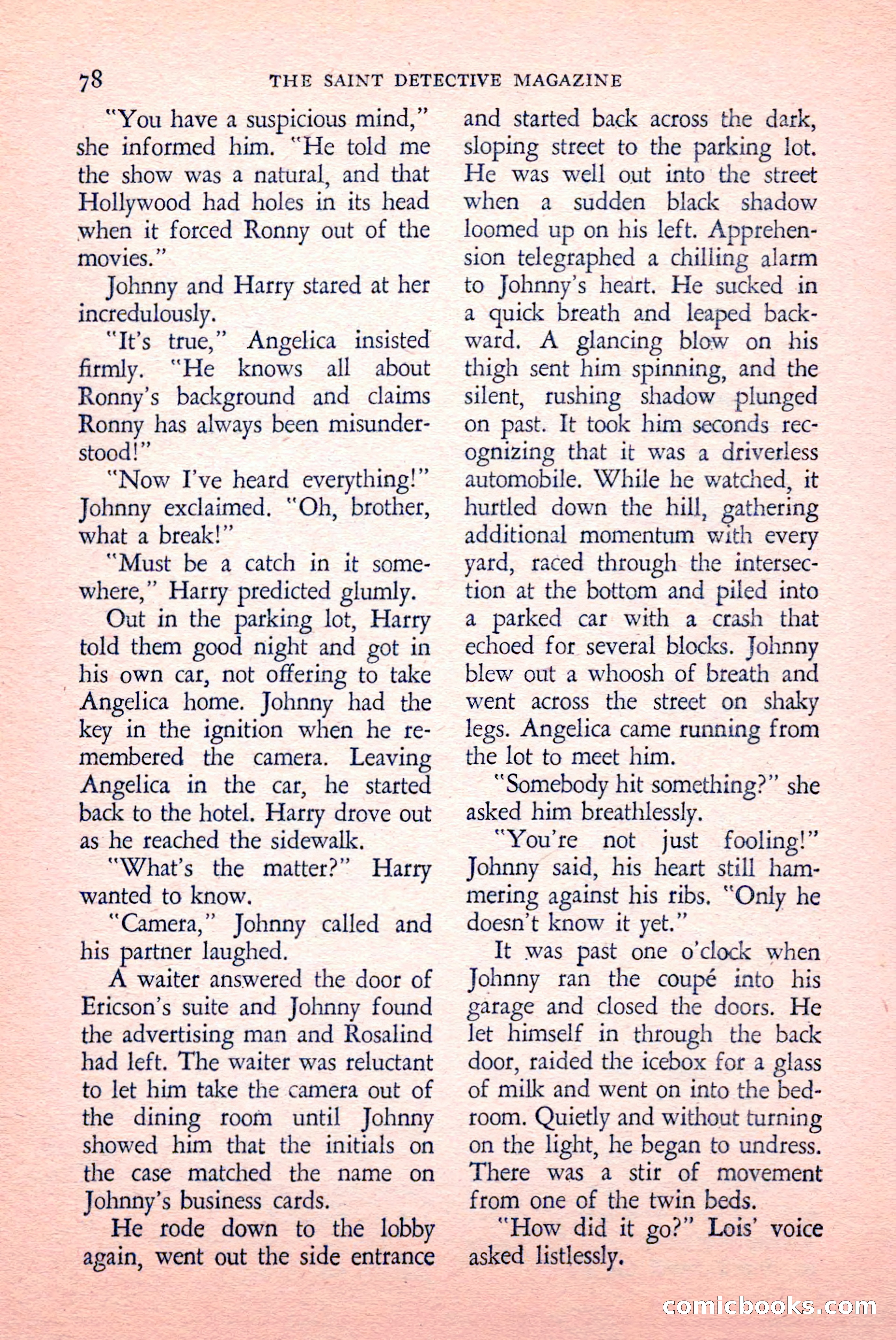 The Saint Detective Magazine, May 1958 — page 80 of 132