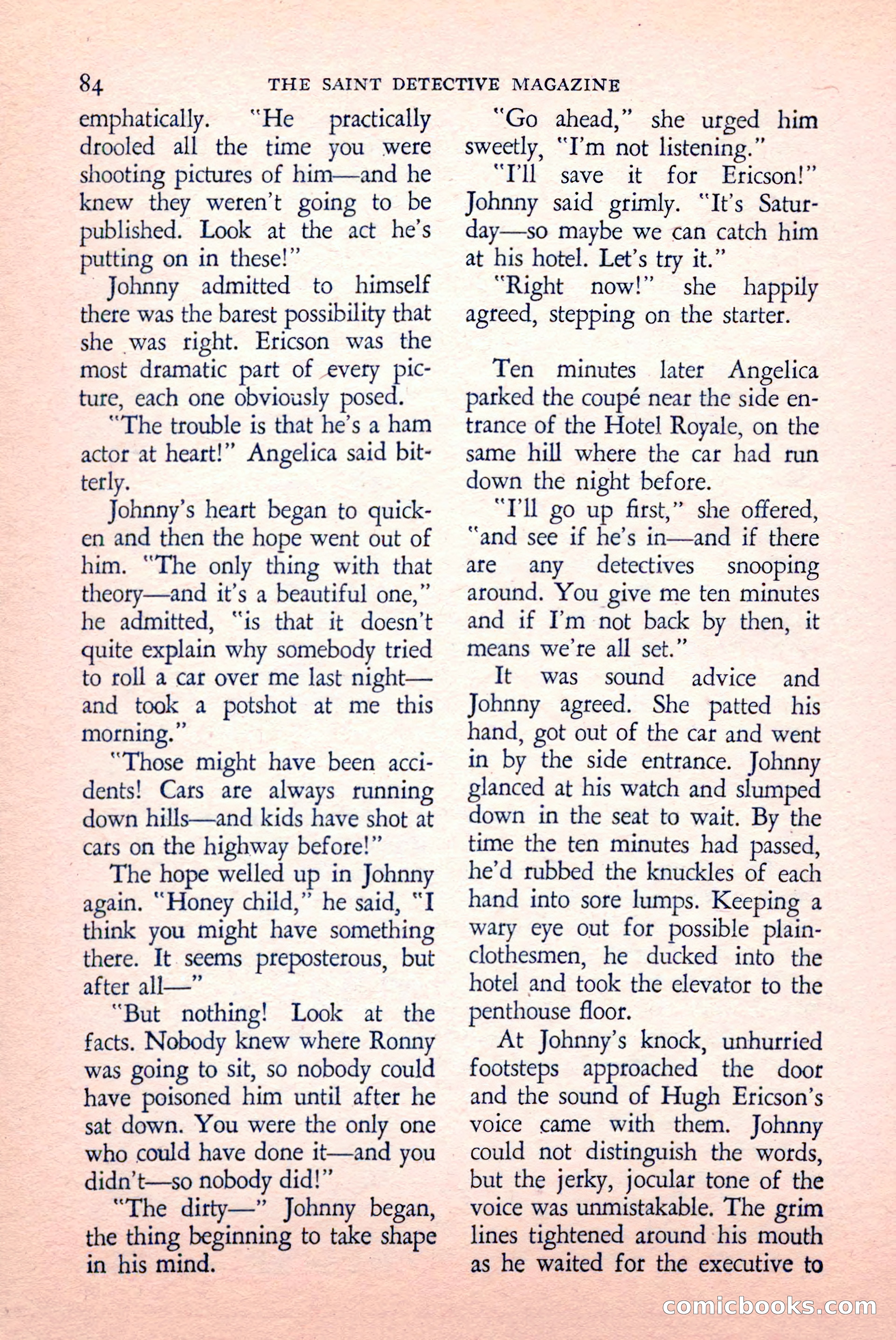 The Saint Detective Magazine, May 1958 — page 86 of 132