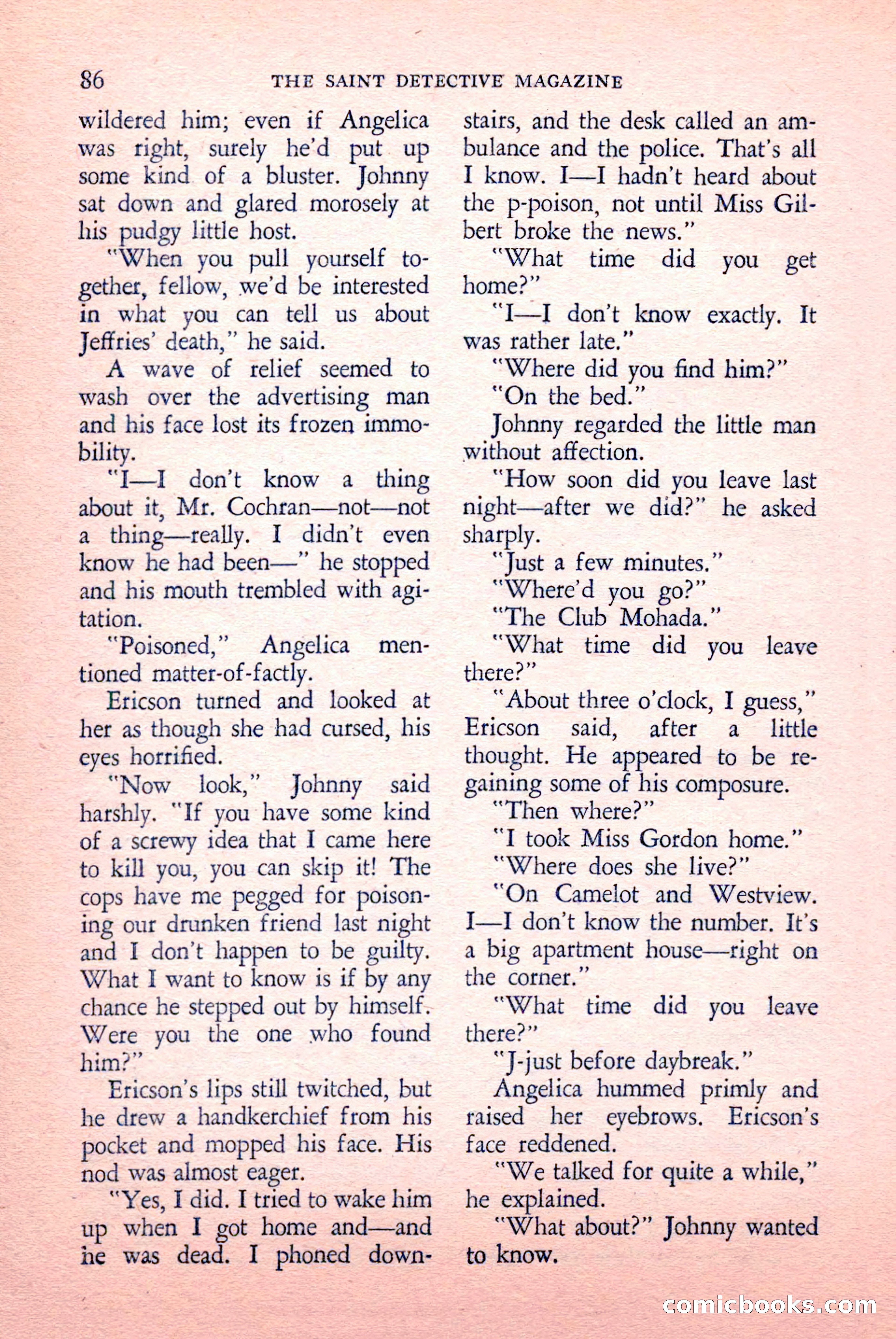 The Saint Detective Magazine, May 1958 — page 88 of 132