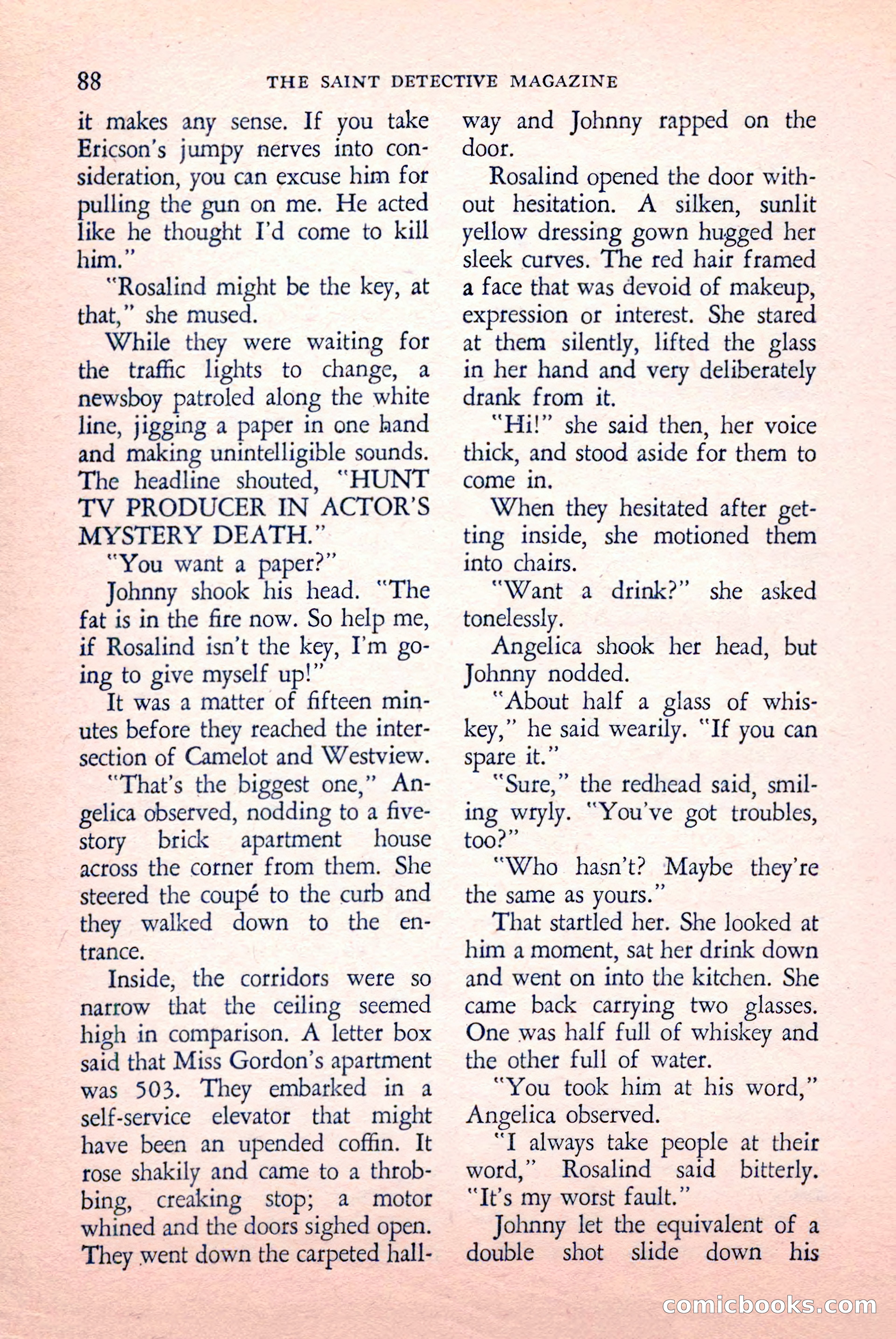 The Saint Detective Magazine, May 1958 — page 90 of 132