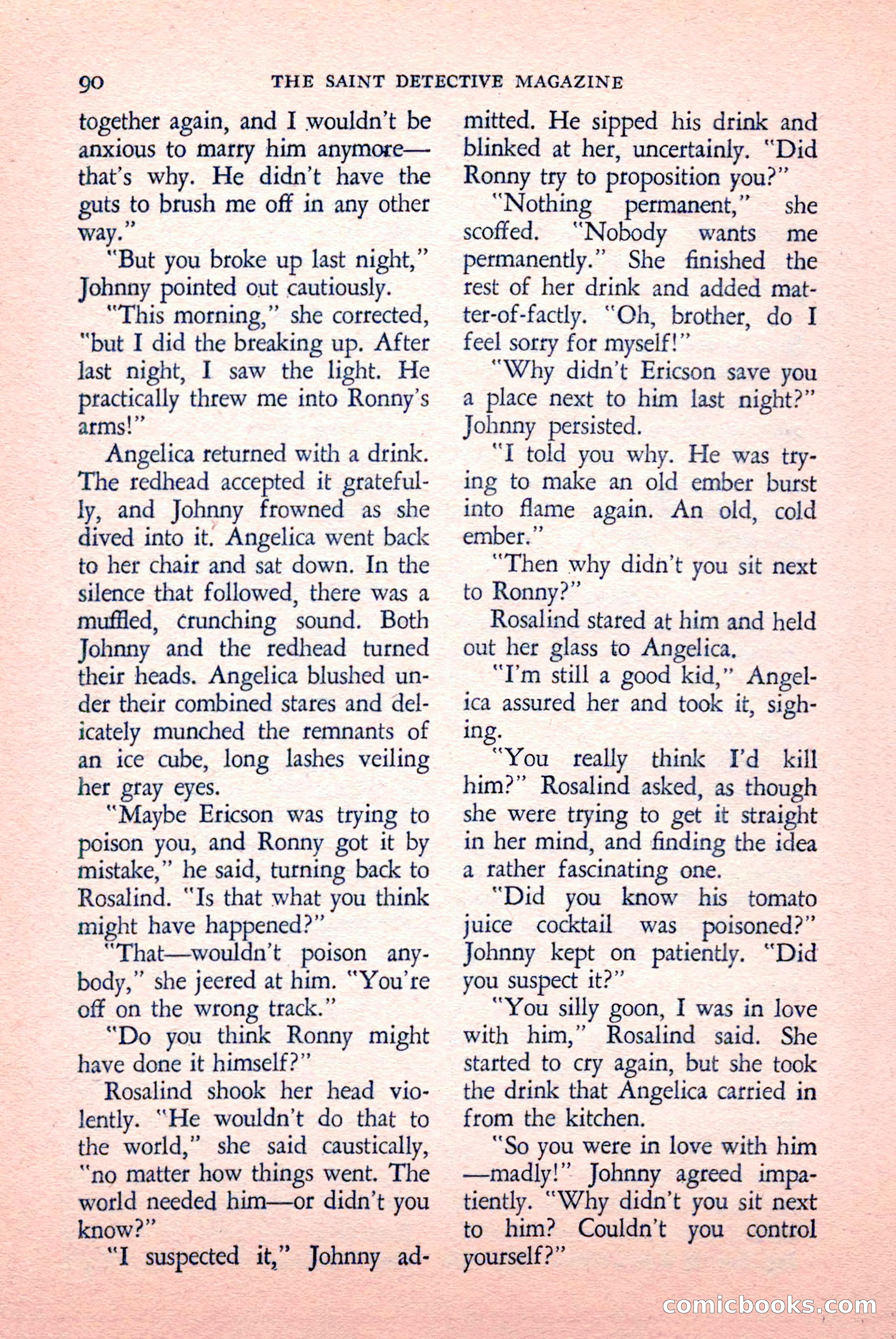 The Saint Detective Magazine, May 1958 — page 92 of 132