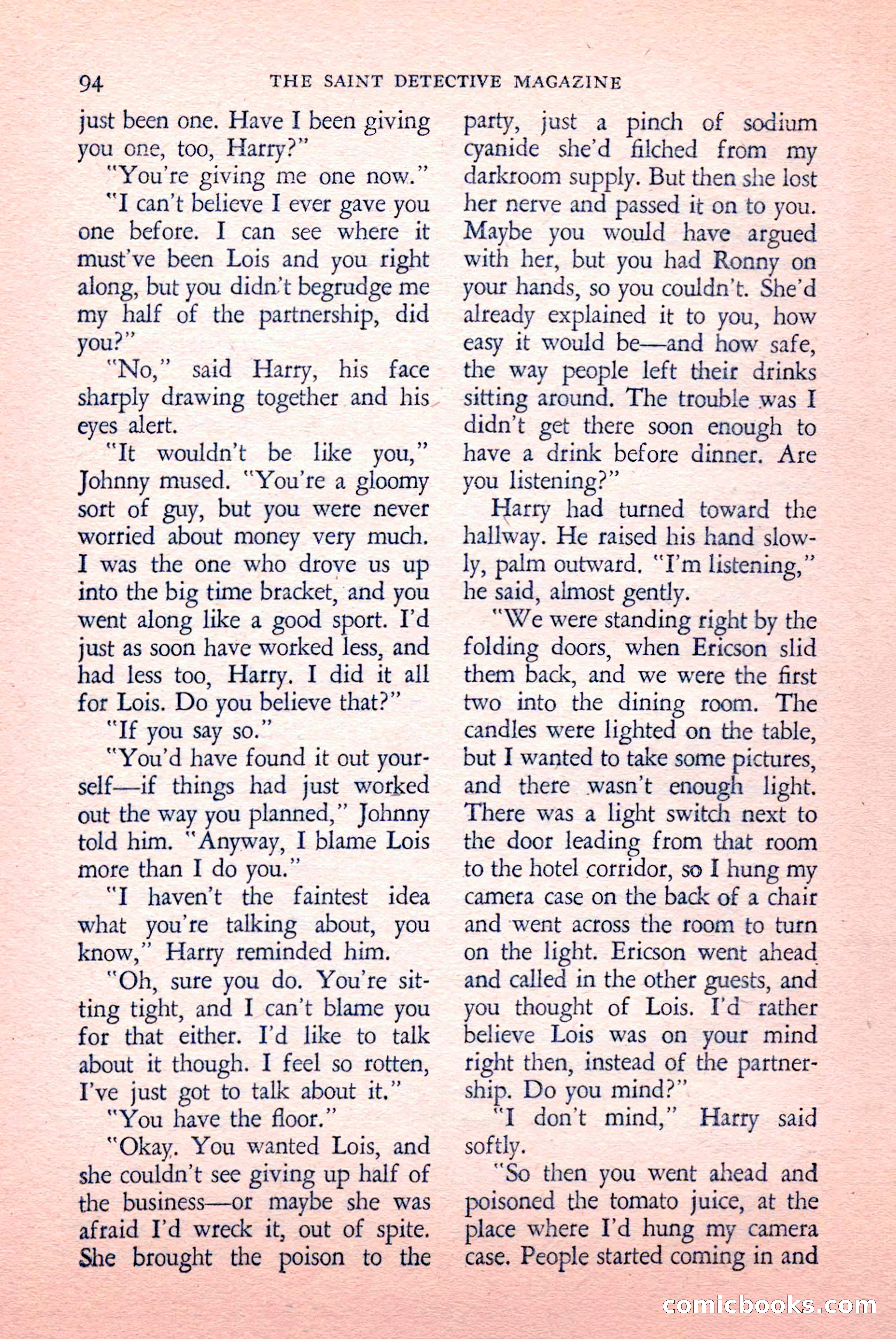 The Saint Detective Magazine, May 1958 — page 96 of 132