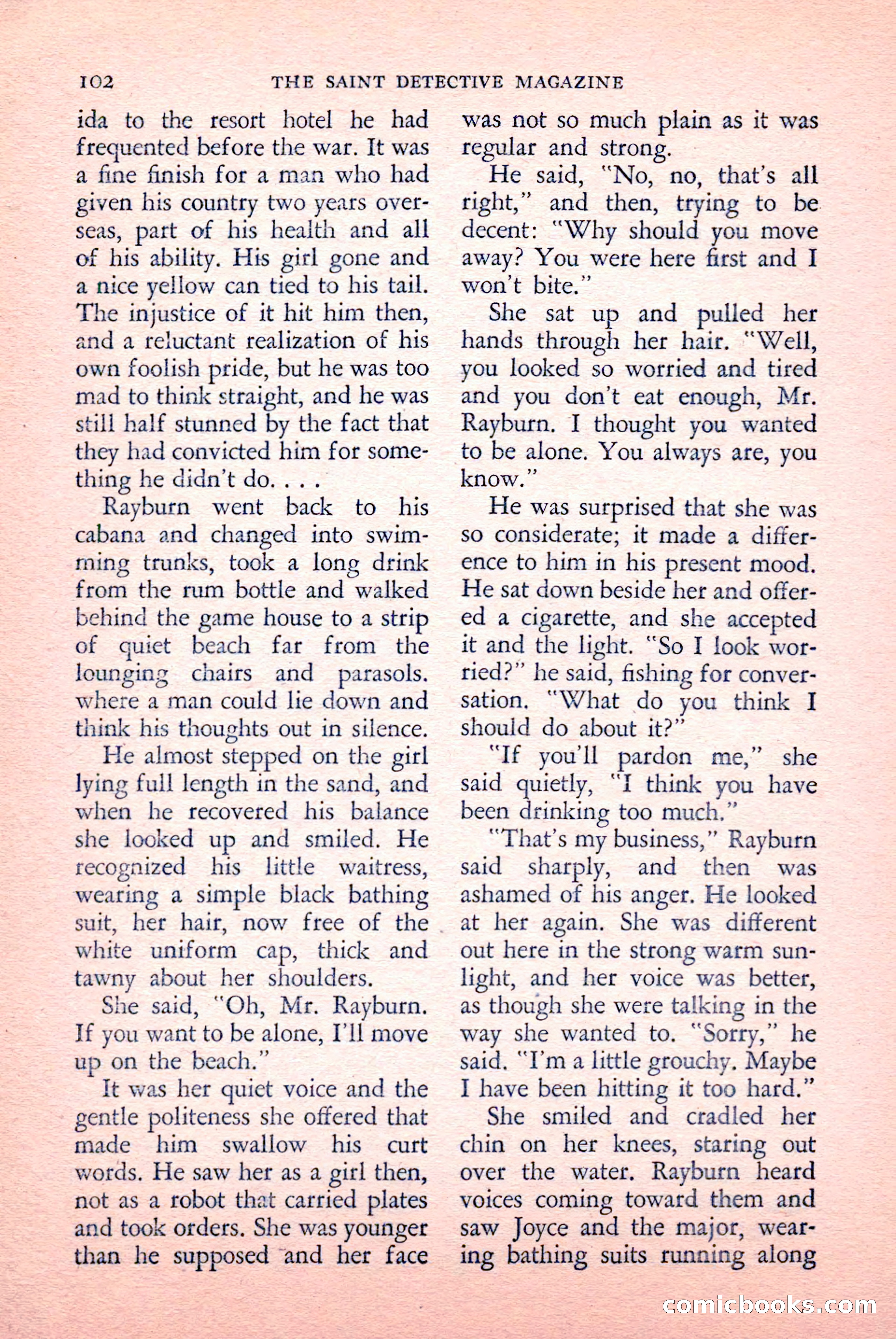 The Saint Detective Magazine, May 1958 — page 104 of 132