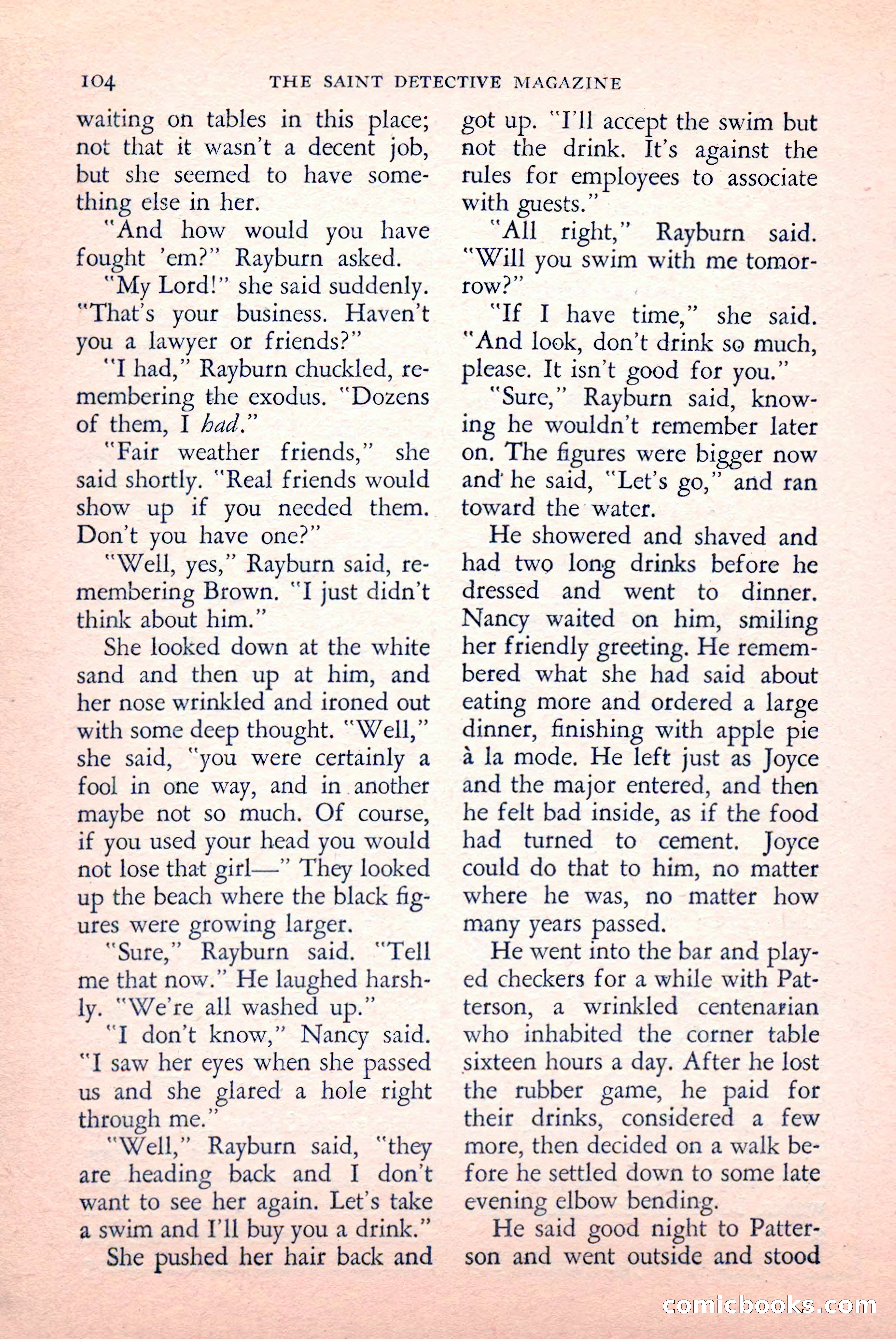 The Saint Detective Magazine, May 1958 — page 106 of 132