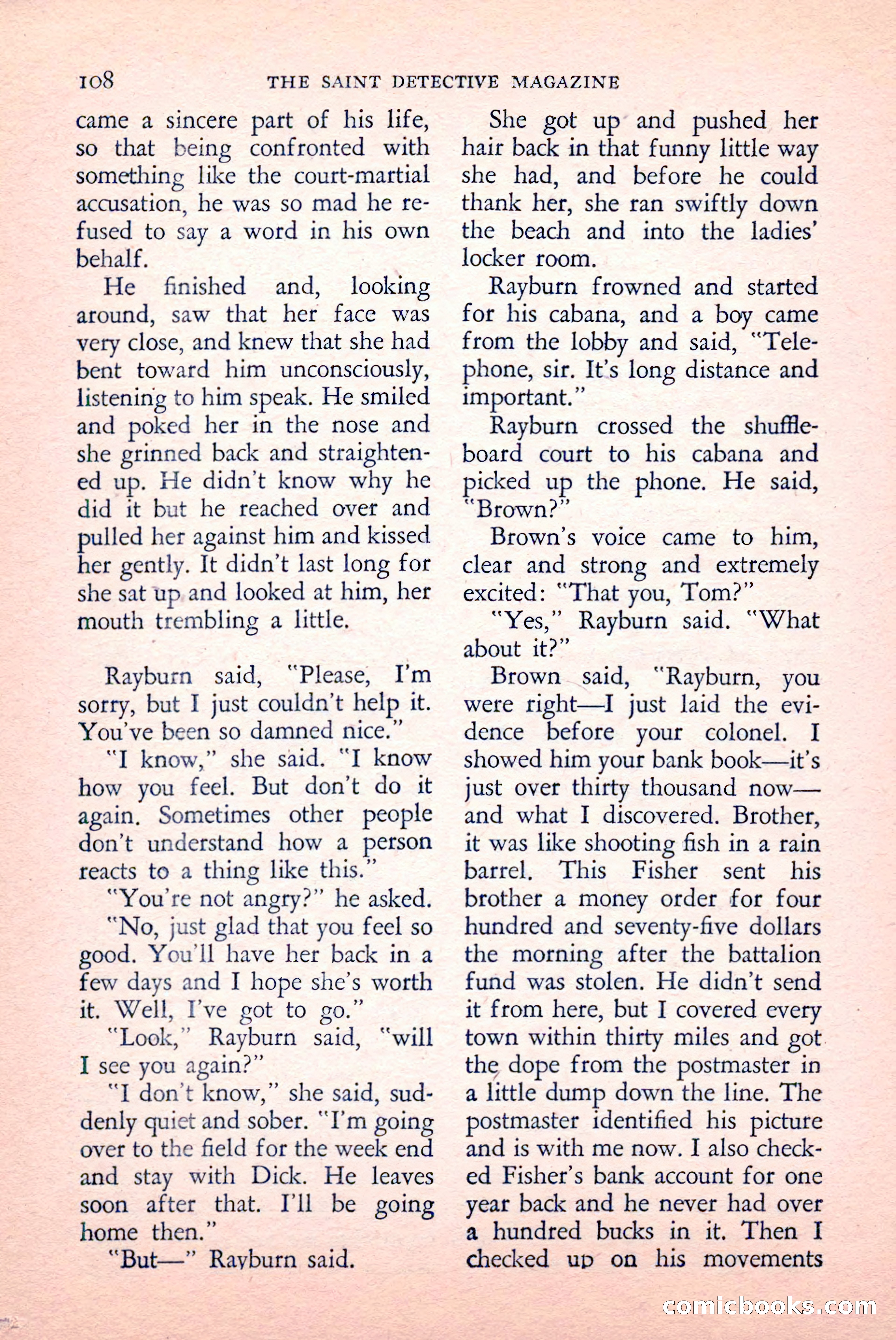 The Saint Detective Magazine, May 1958 — page 110 of 132