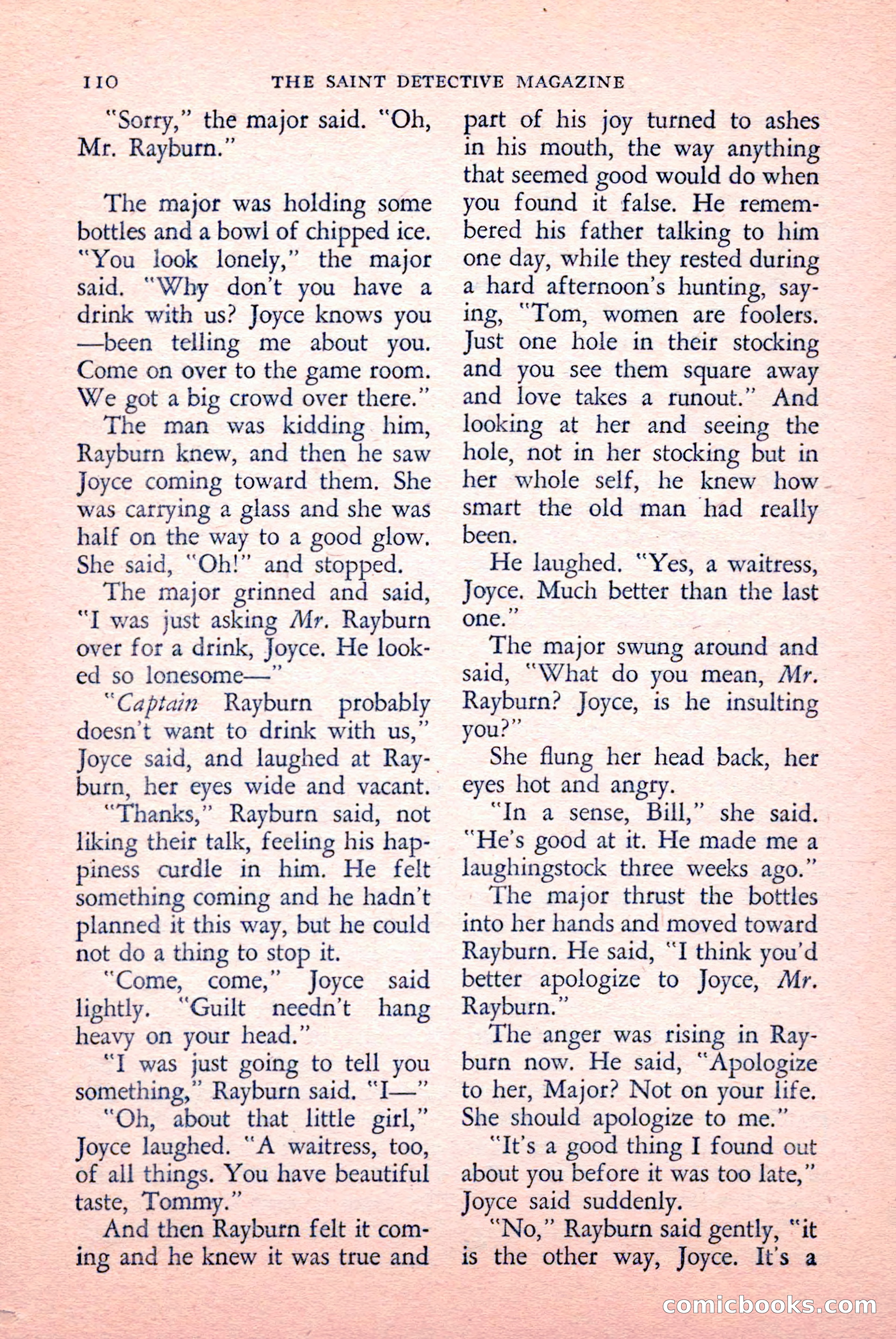 The Saint Detective Magazine, May 1958 — page 112 of 132