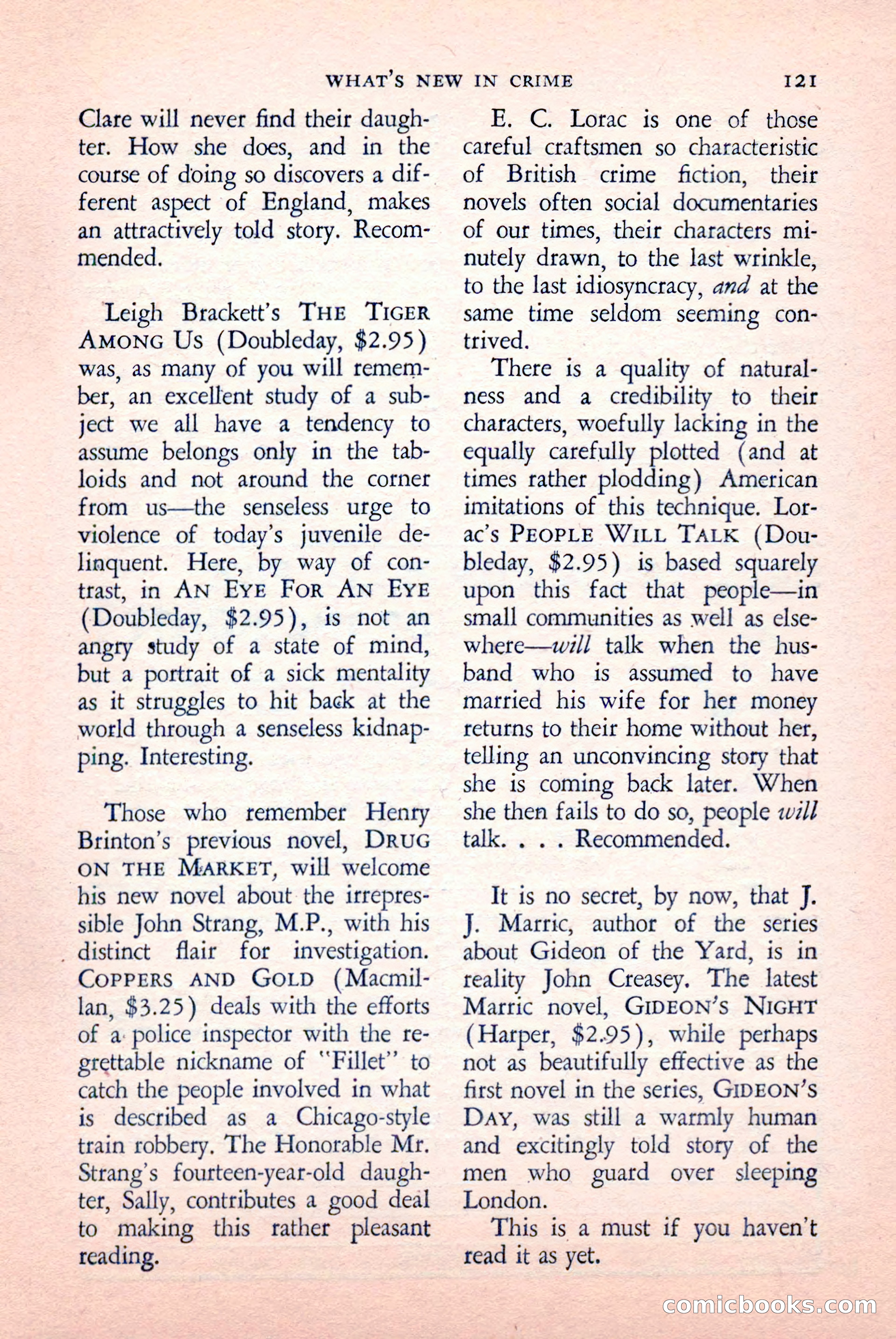 The Saint Detective Magazine, May 1958 — page 123 of 132