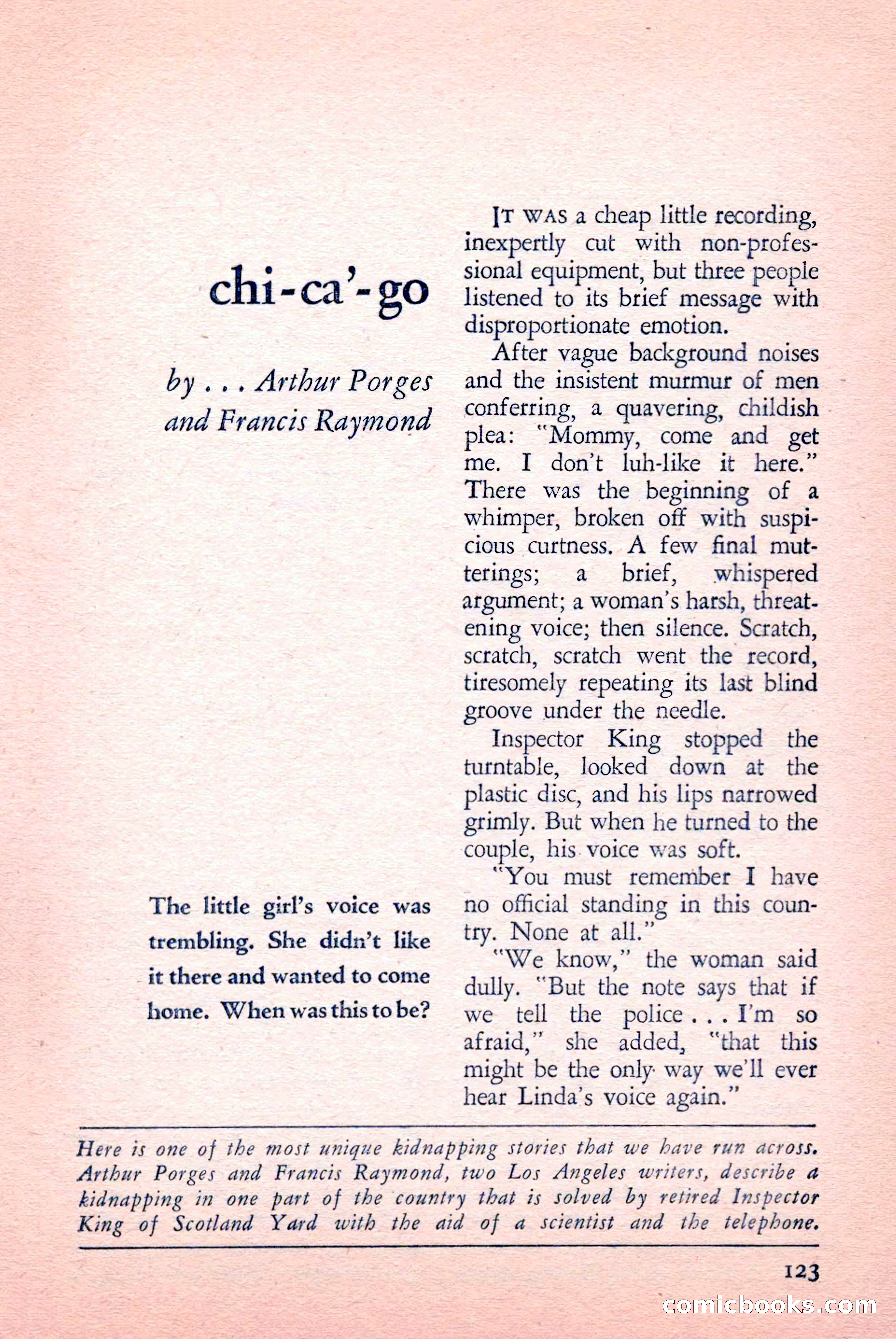 The Saint Detective Magazine, May 1958 — page 125 of 132