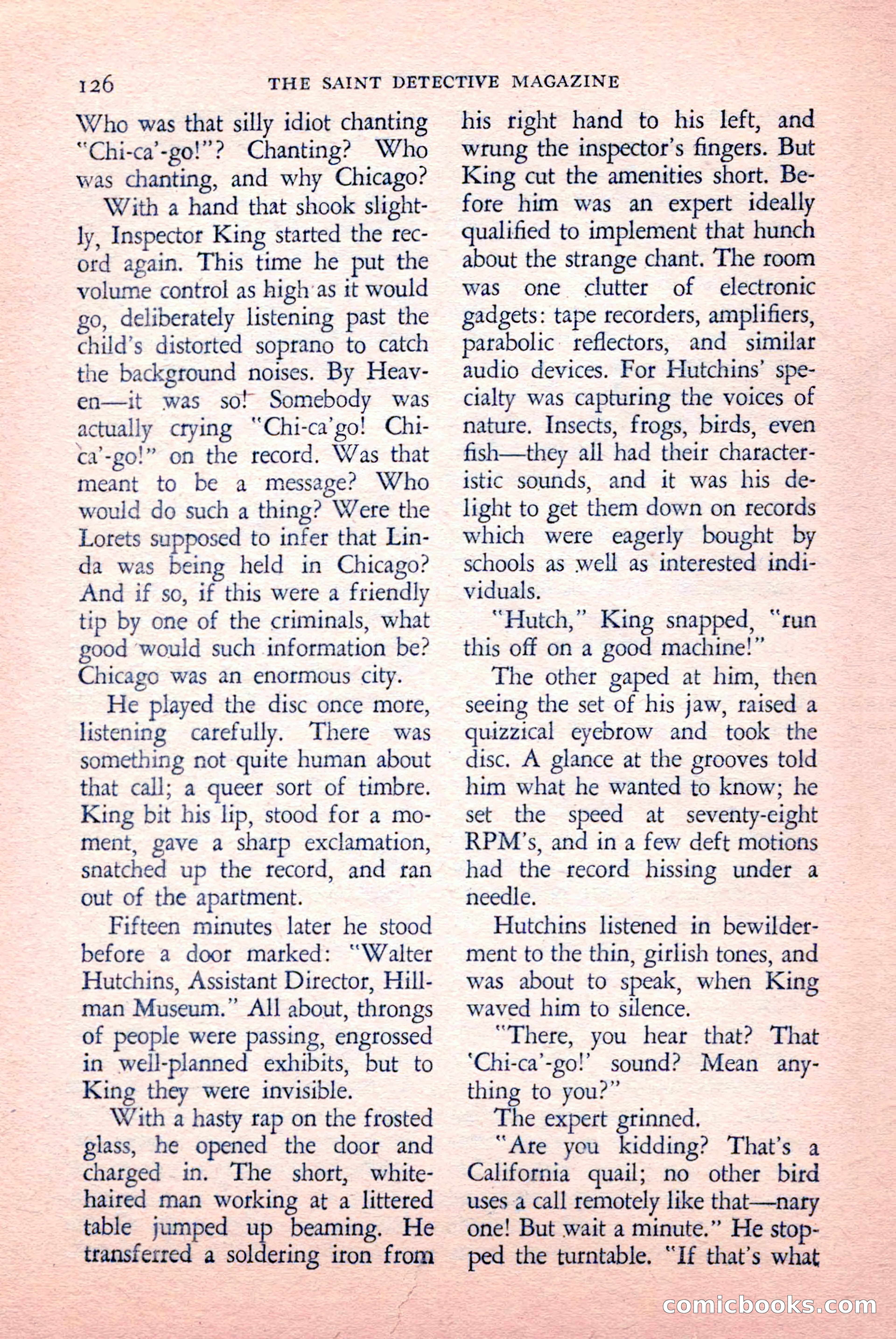 The Saint Detective Magazine, May 1958 — page 128 of 132