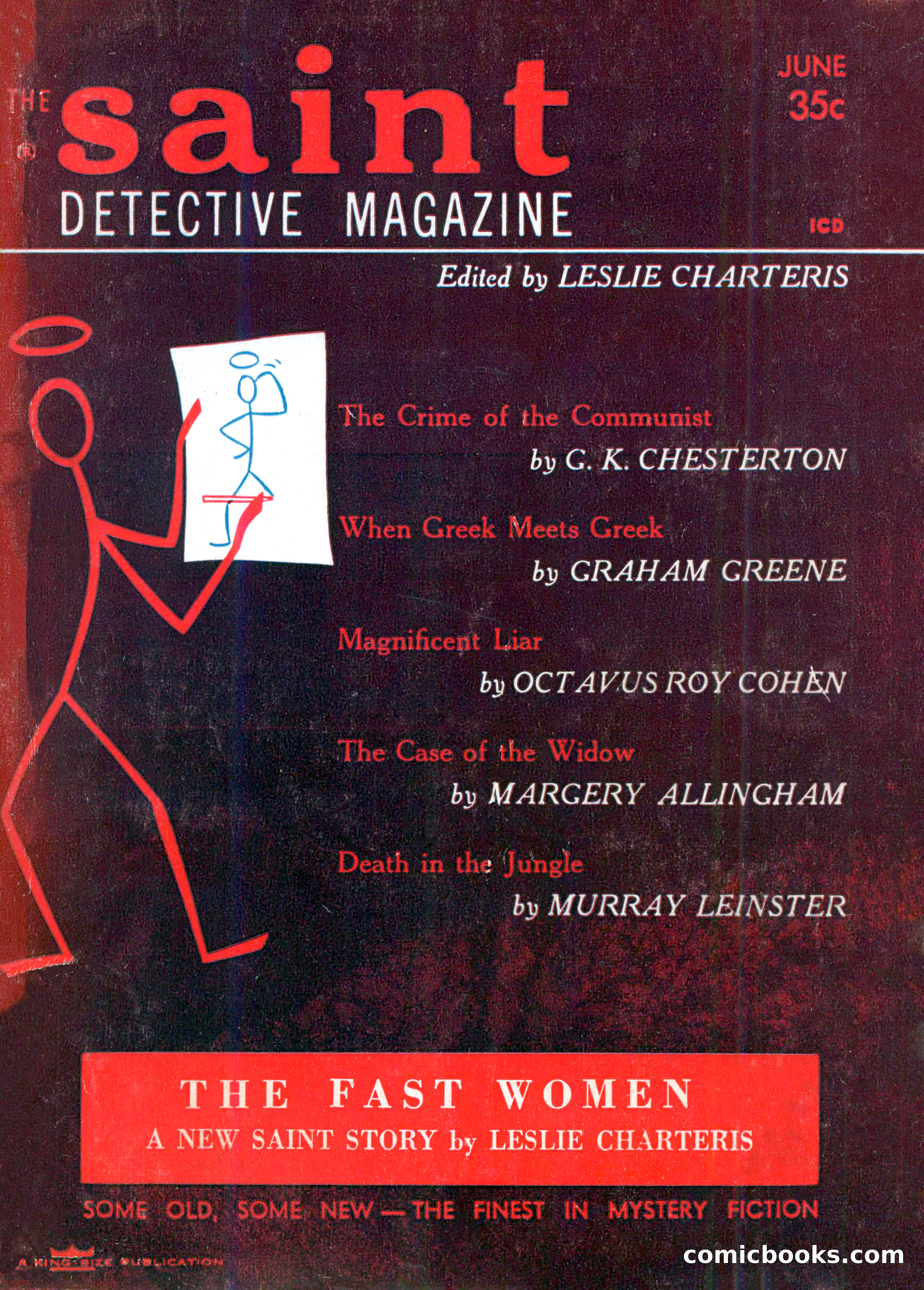 The Saint Detective Magazine, June 1958 — page 1 of 132