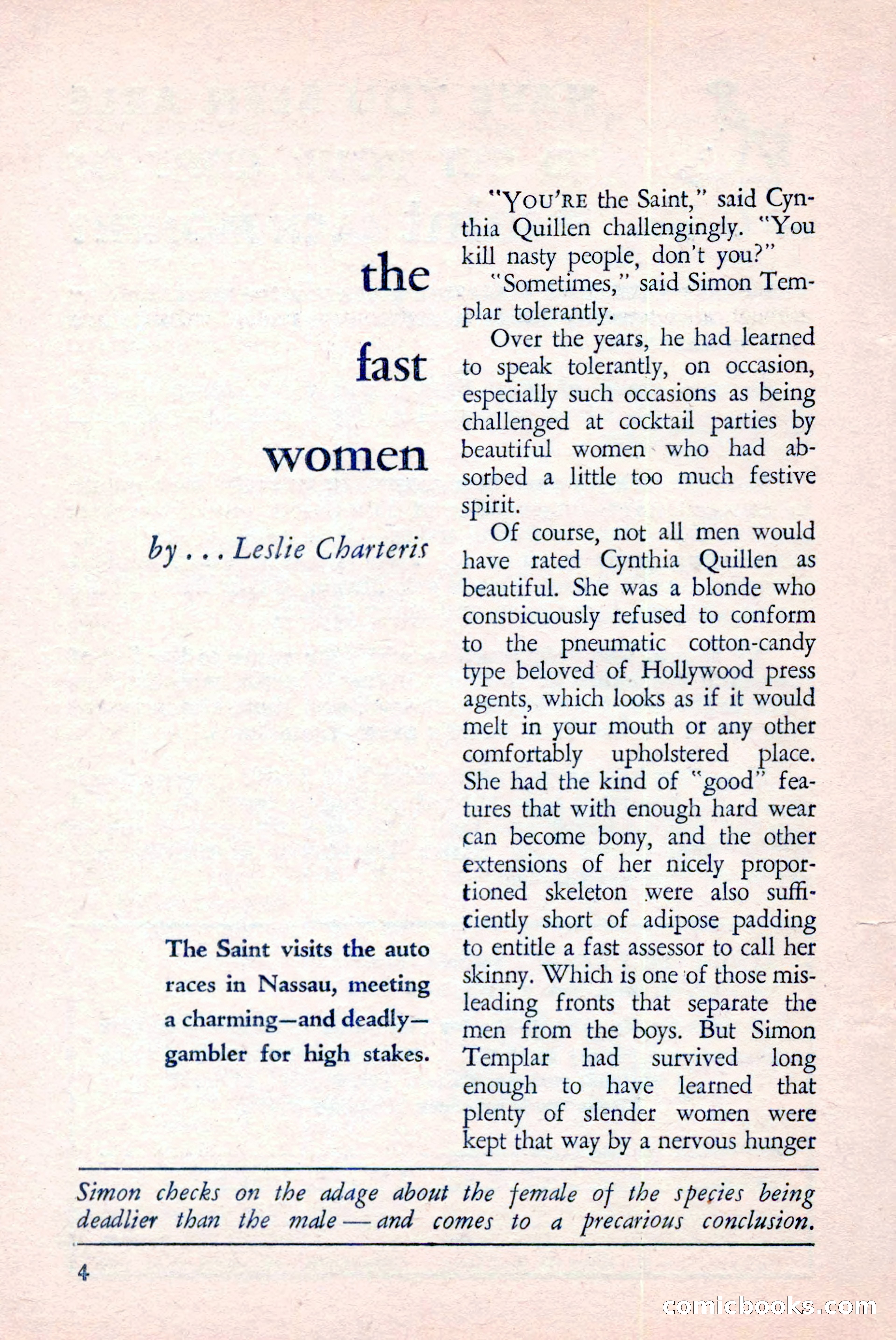 The Saint Detective Magazine, June 1958 — page 6 of 132