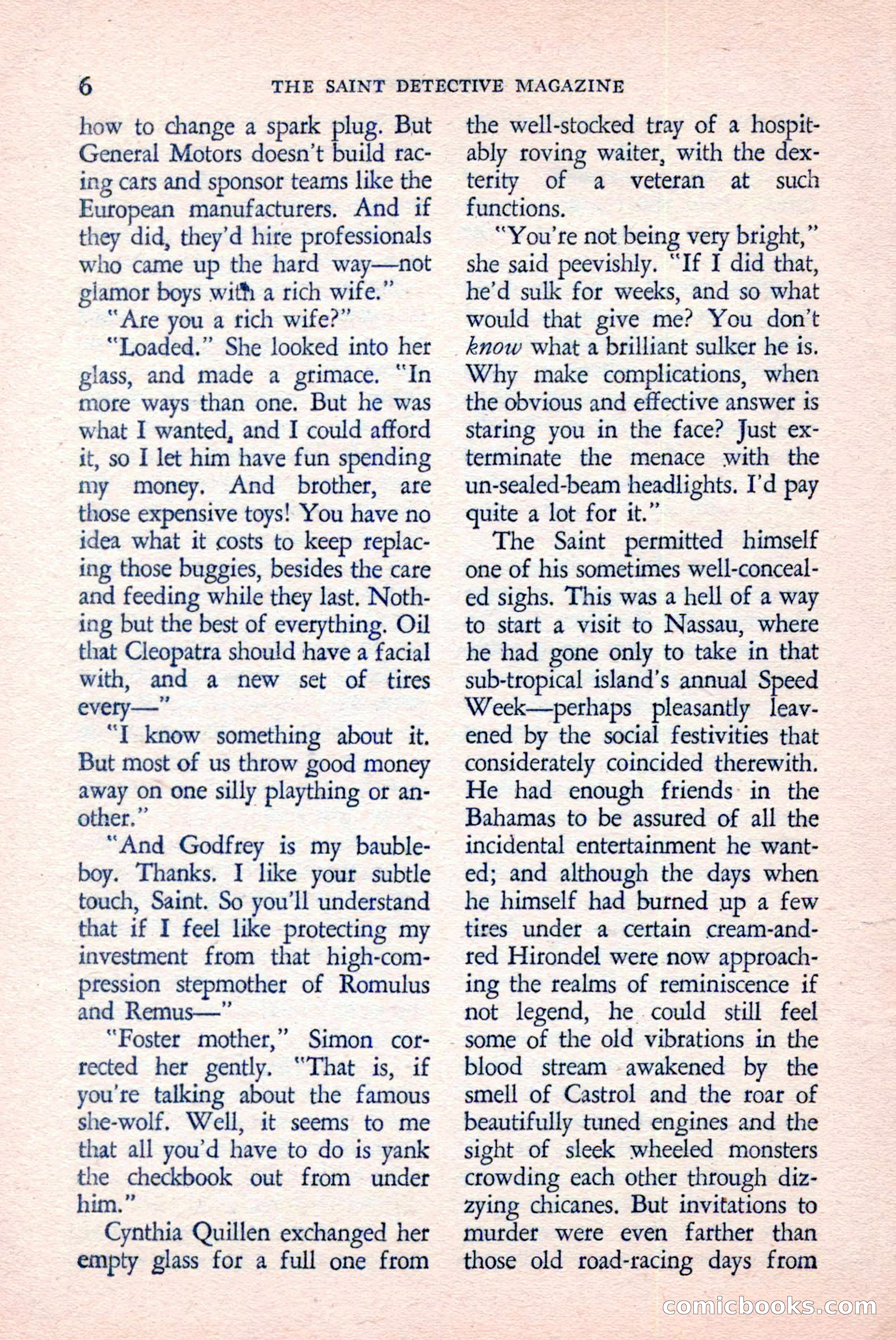 The Saint Detective Magazine, June 1958 — page 8 of 132