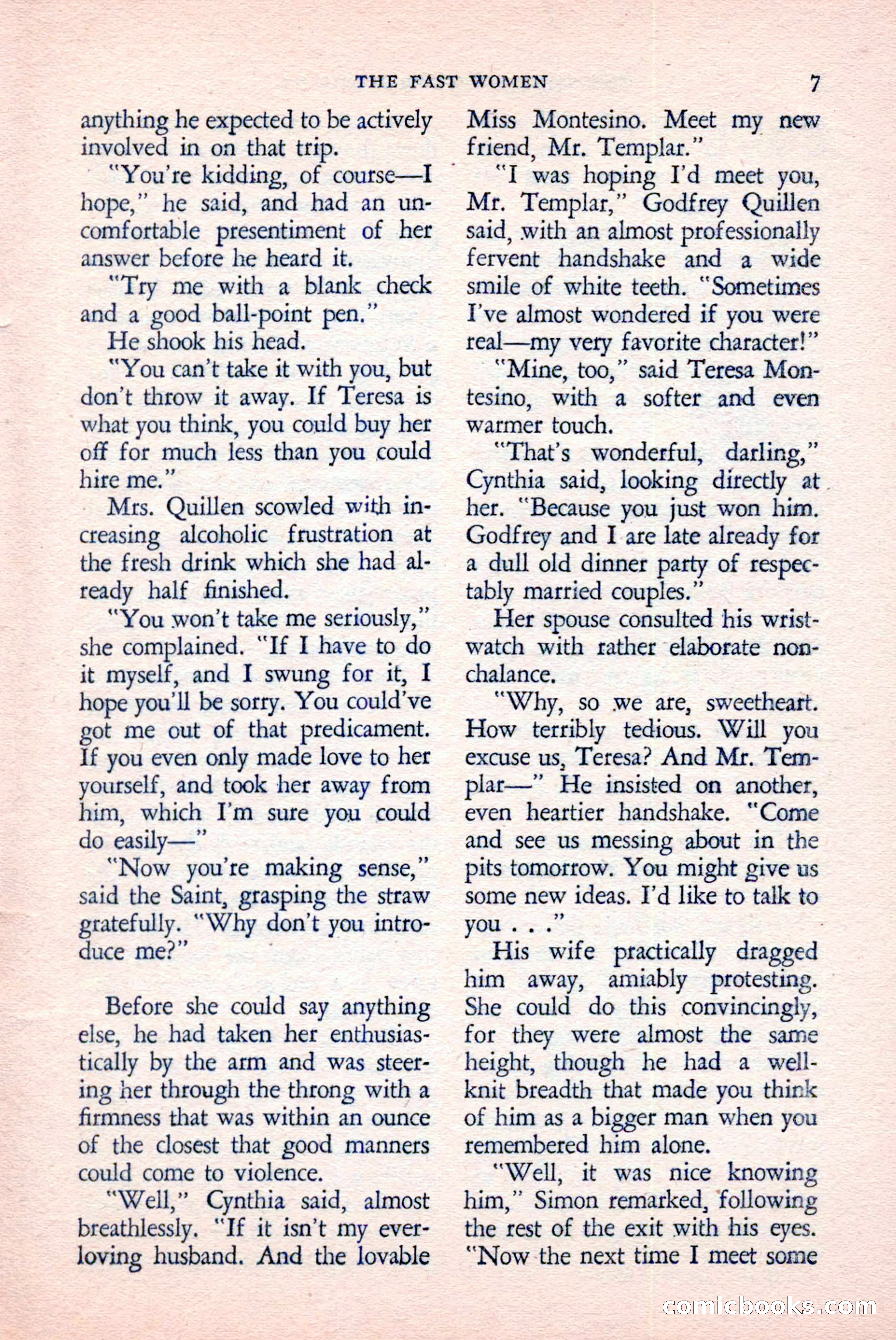 The Saint Detective Magazine, June 1958 — page 9 of 132