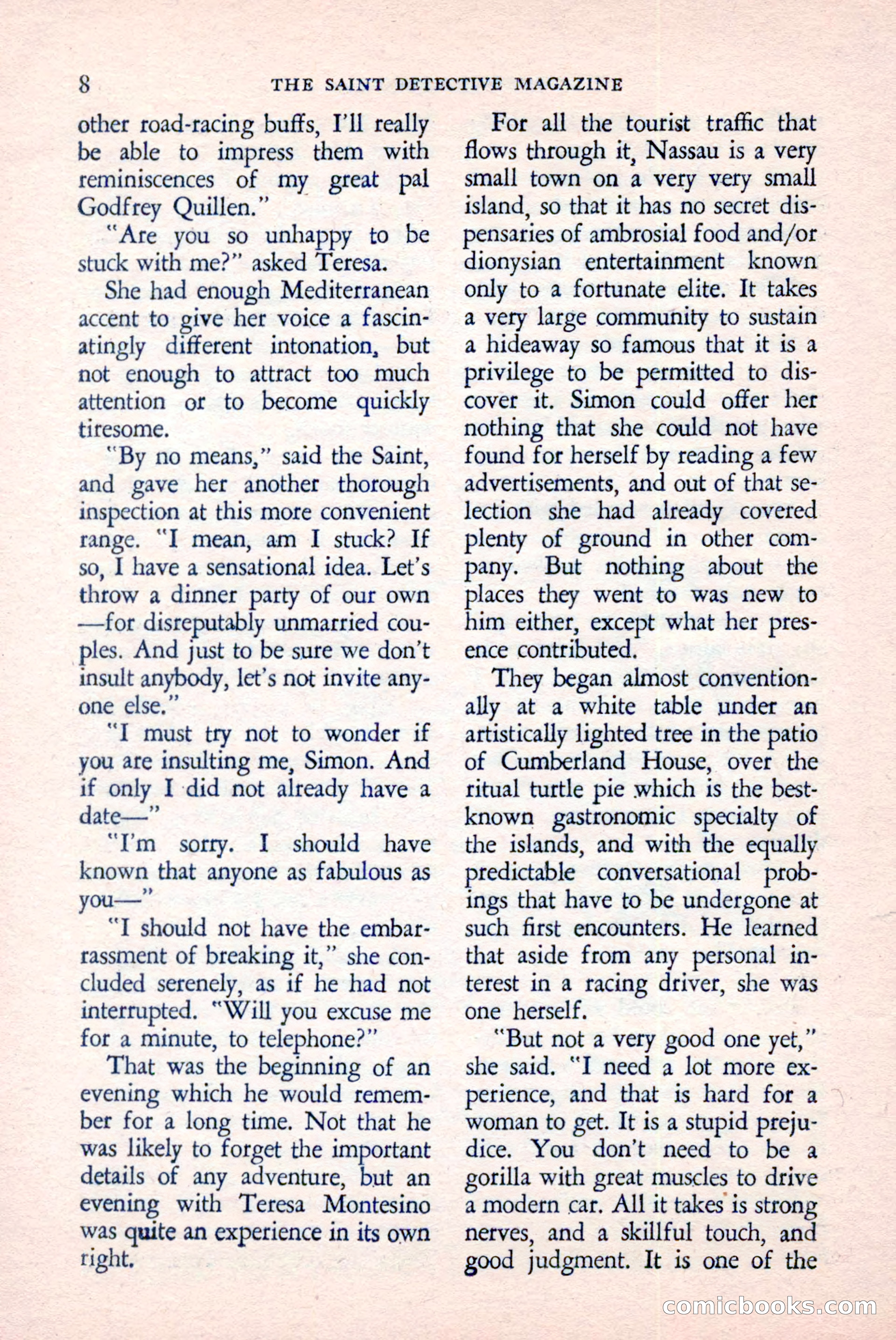 The Saint Detective Magazine, June 1958 — page 10 of 132