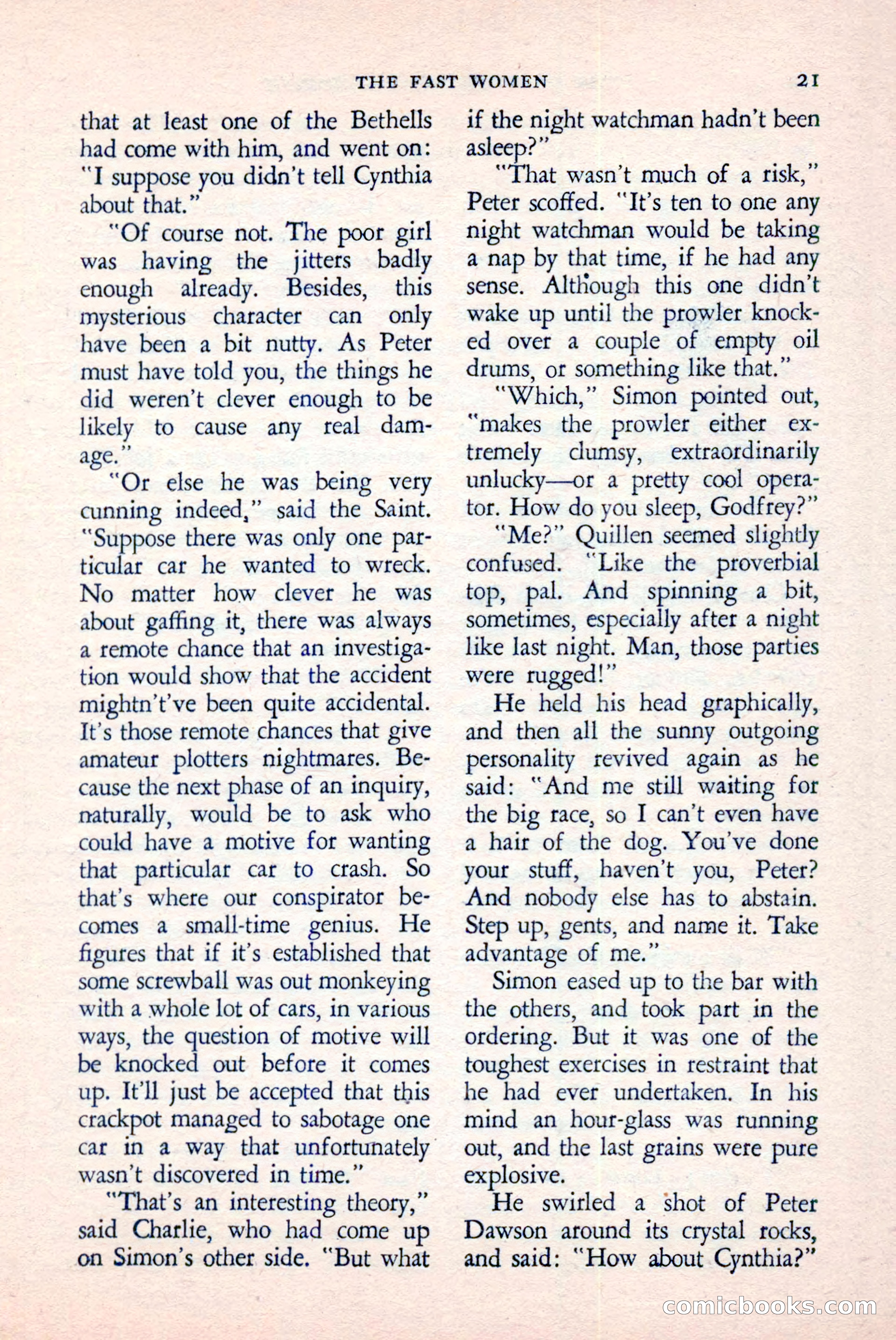 The Saint Detective Magazine, June 1958 — page 23 of 132