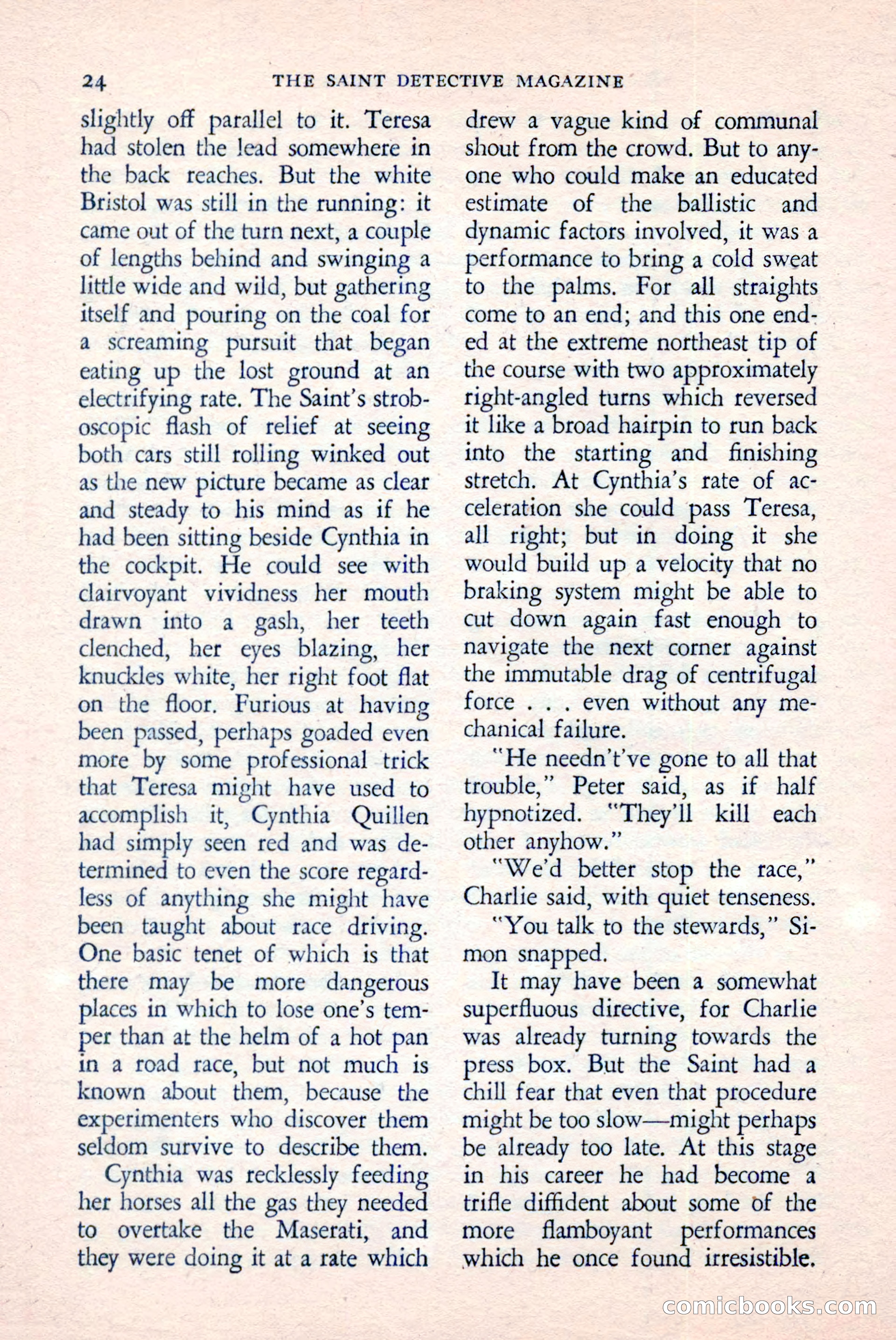 The Saint Detective Magazine, June 1958 — page 26 of 132
