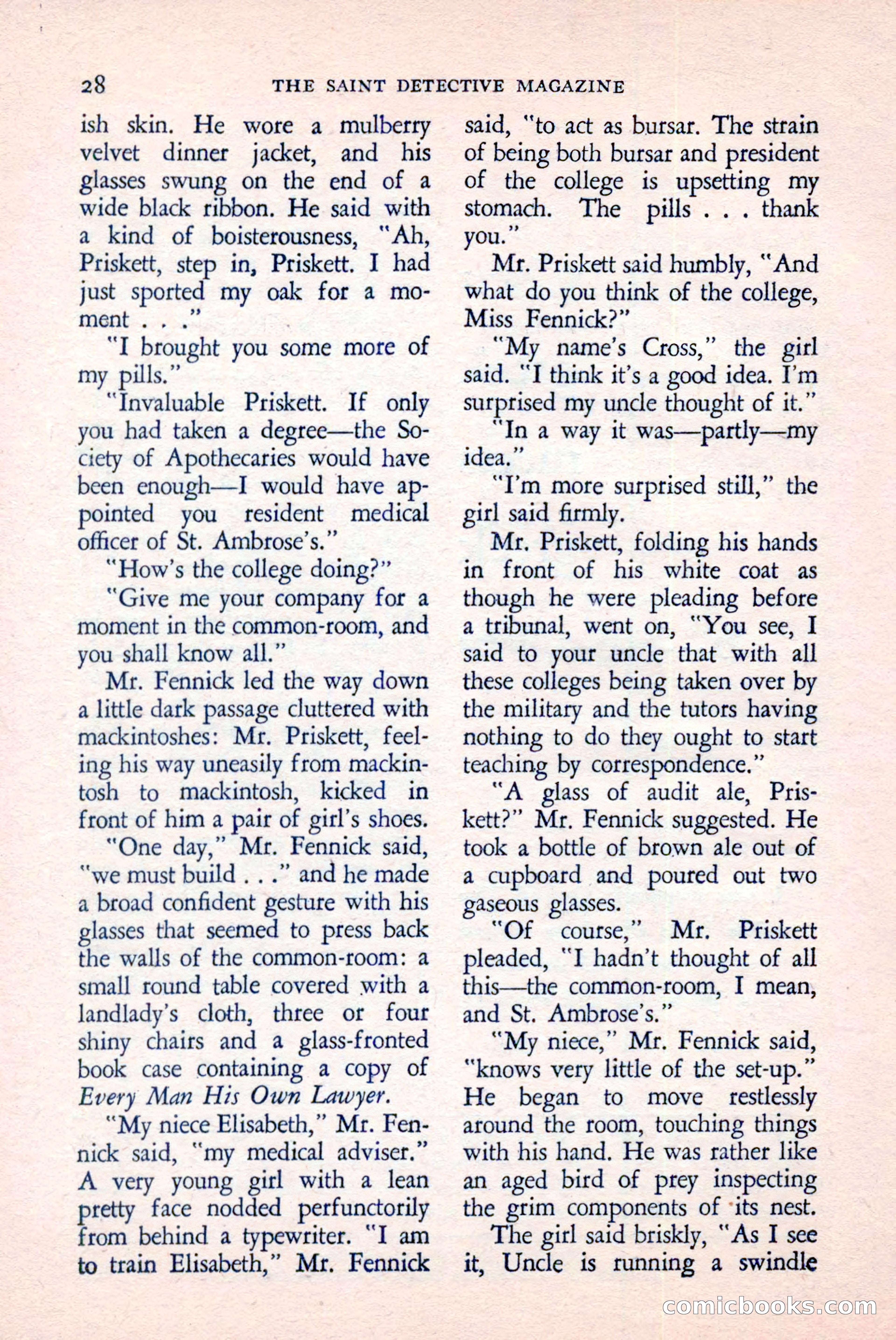 The Saint Detective Magazine, June 1958 — page 30 of 132