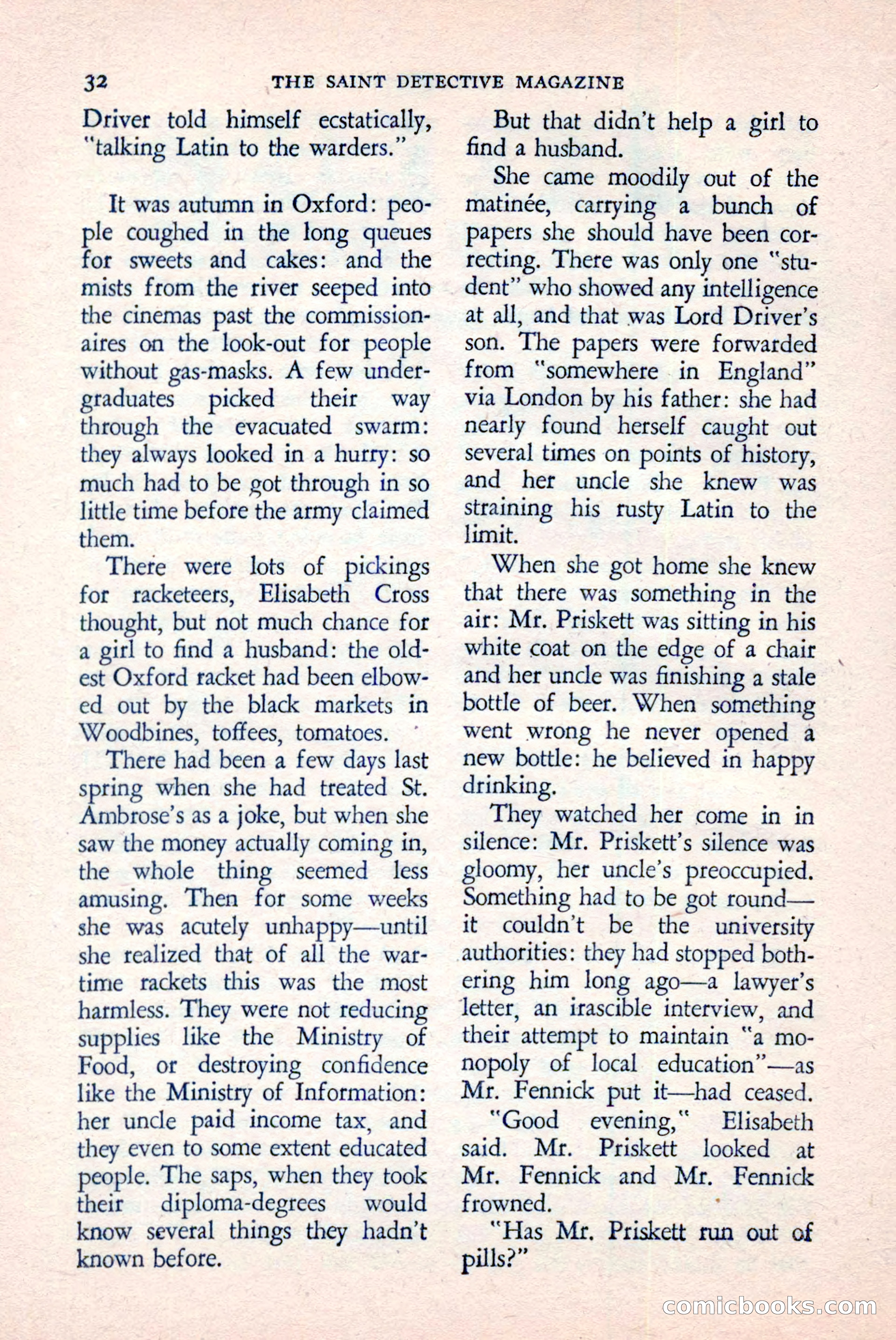 The Saint Detective Magazine, June 1958 — page 34 of 132