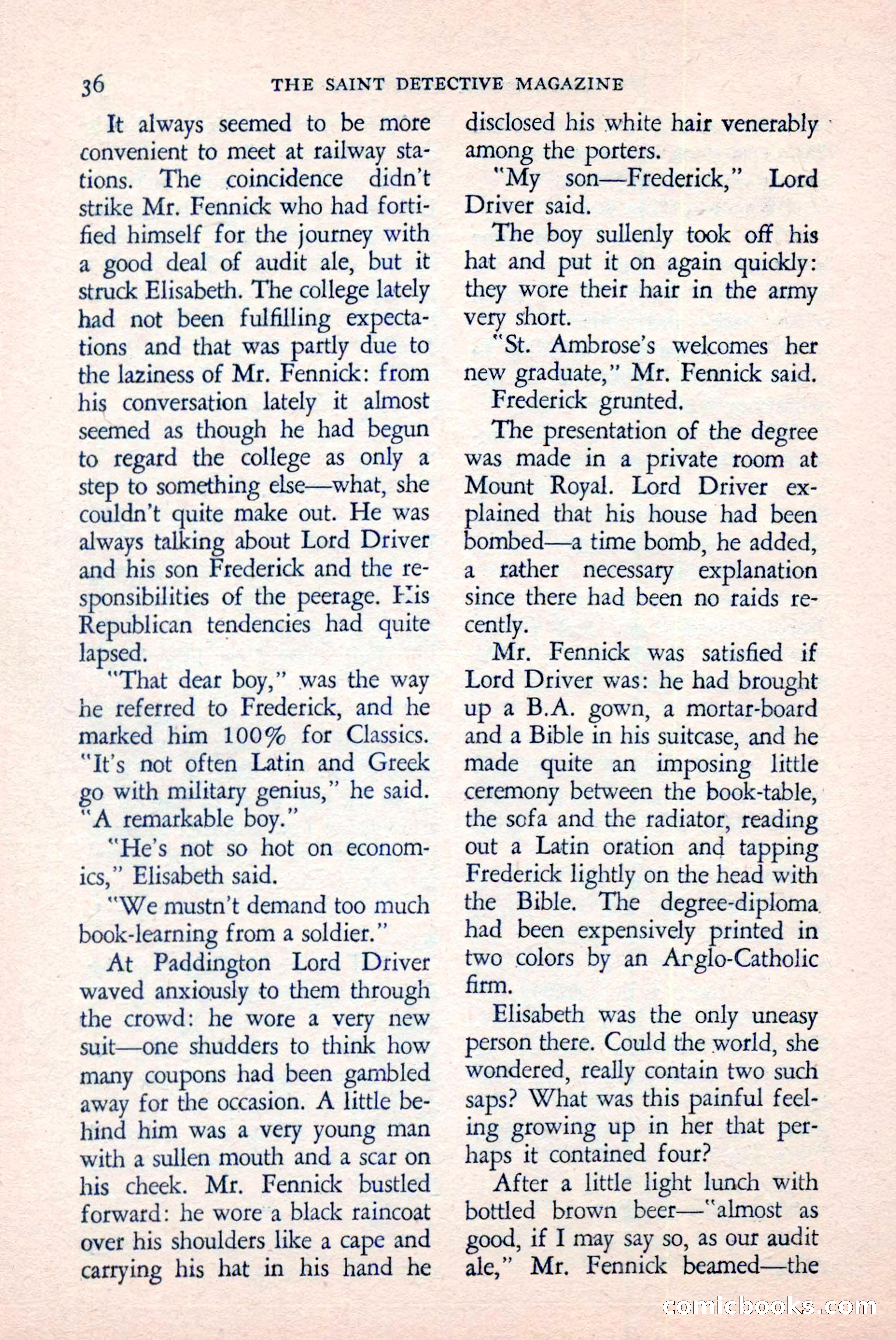 The Saint Detective Magazine, June 1958 — page 38 of 132