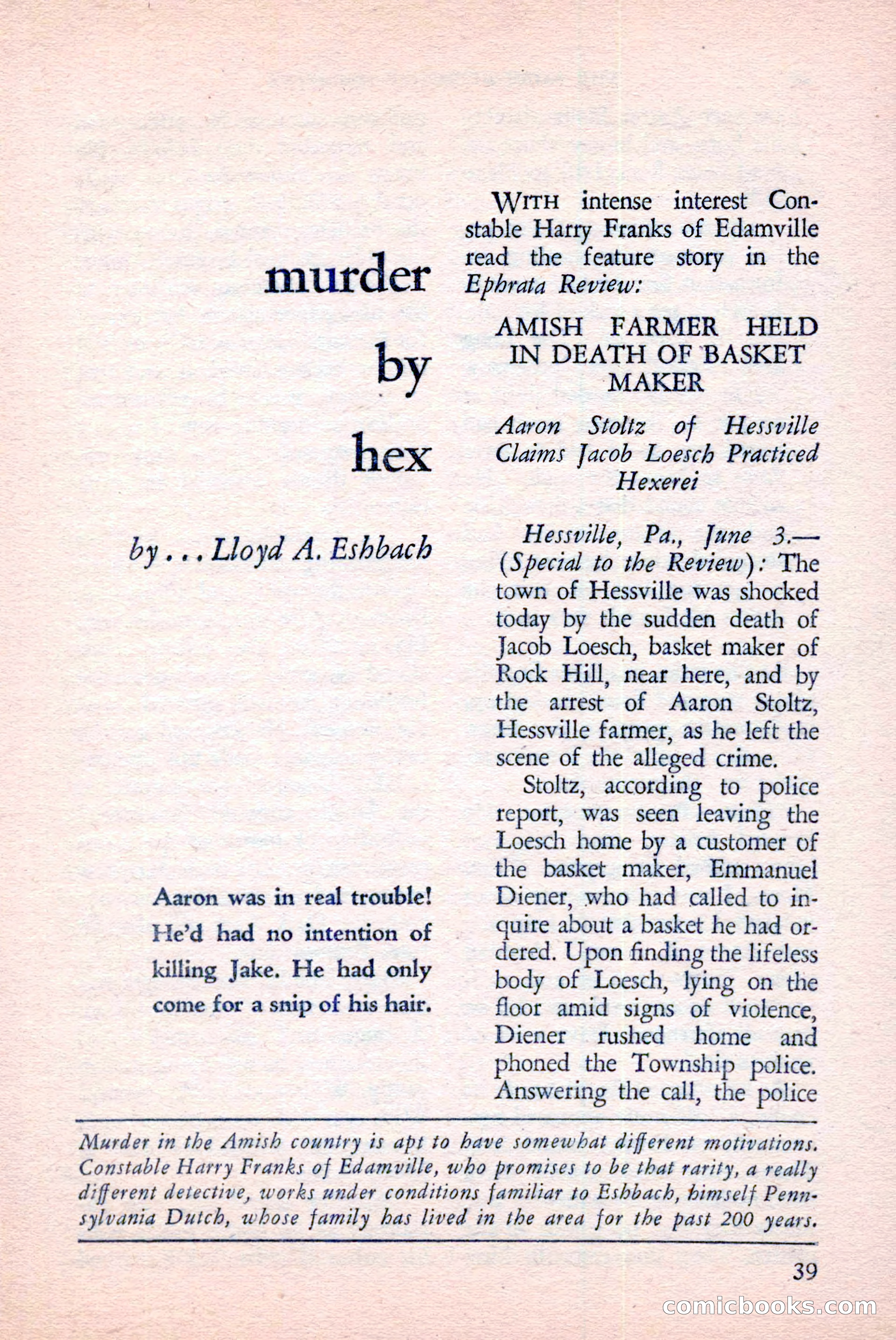 The Saint Detective Magazine, June 1958 — page 41 of 132
