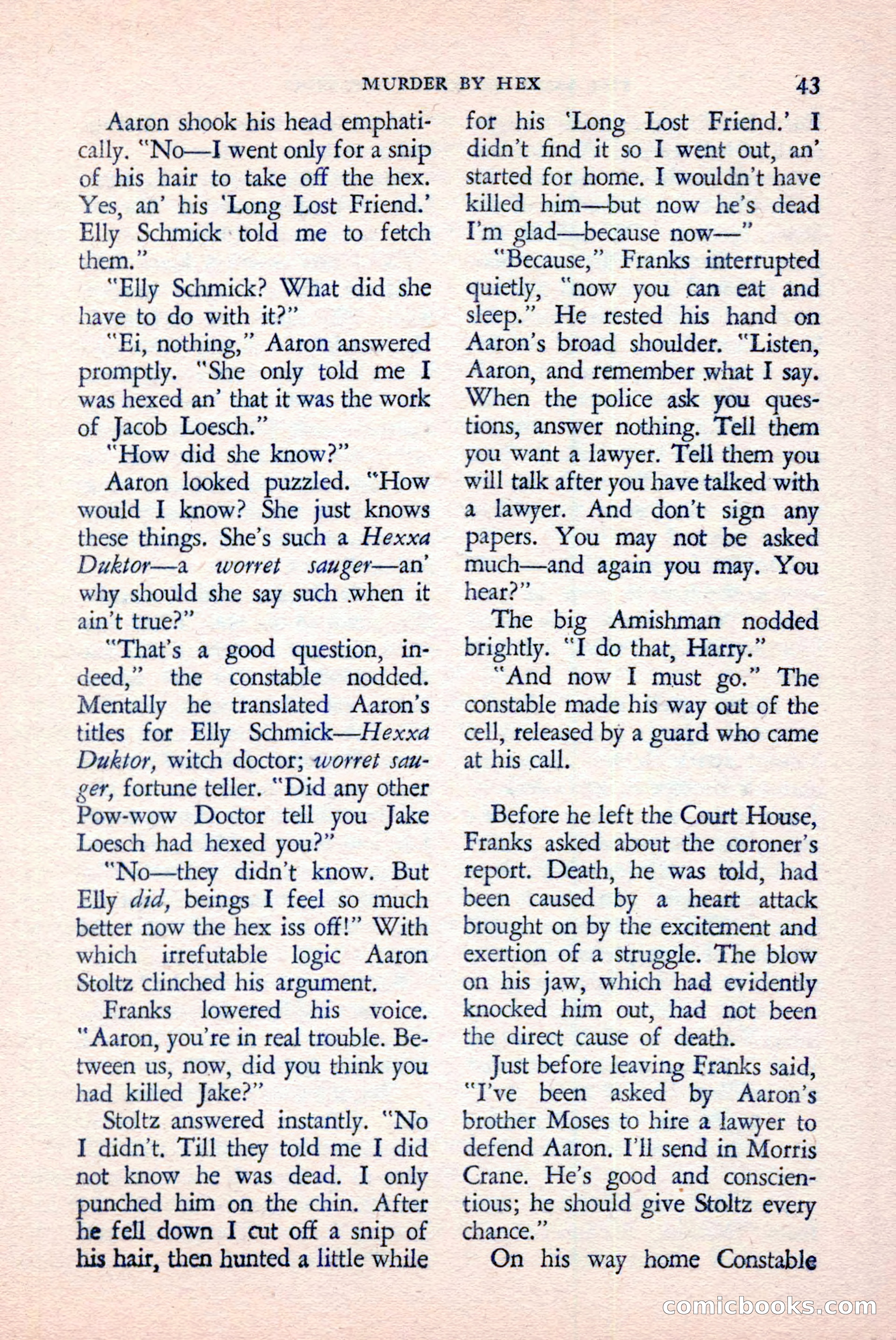 The Saint Detective Magazine, June 1958 — page 45 of 132