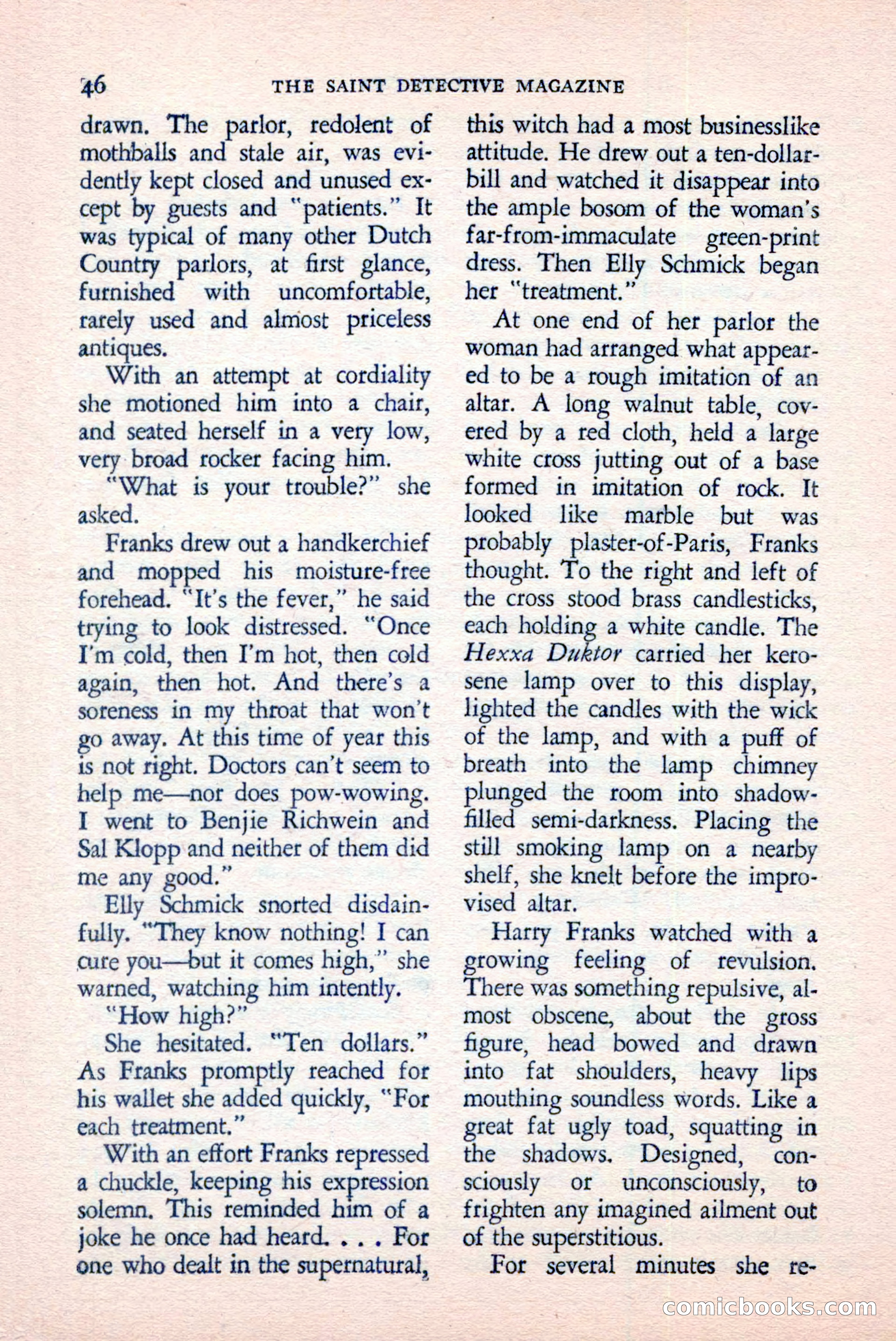 The Saint Detective Magazine, June 1958 — page 48 of 132
