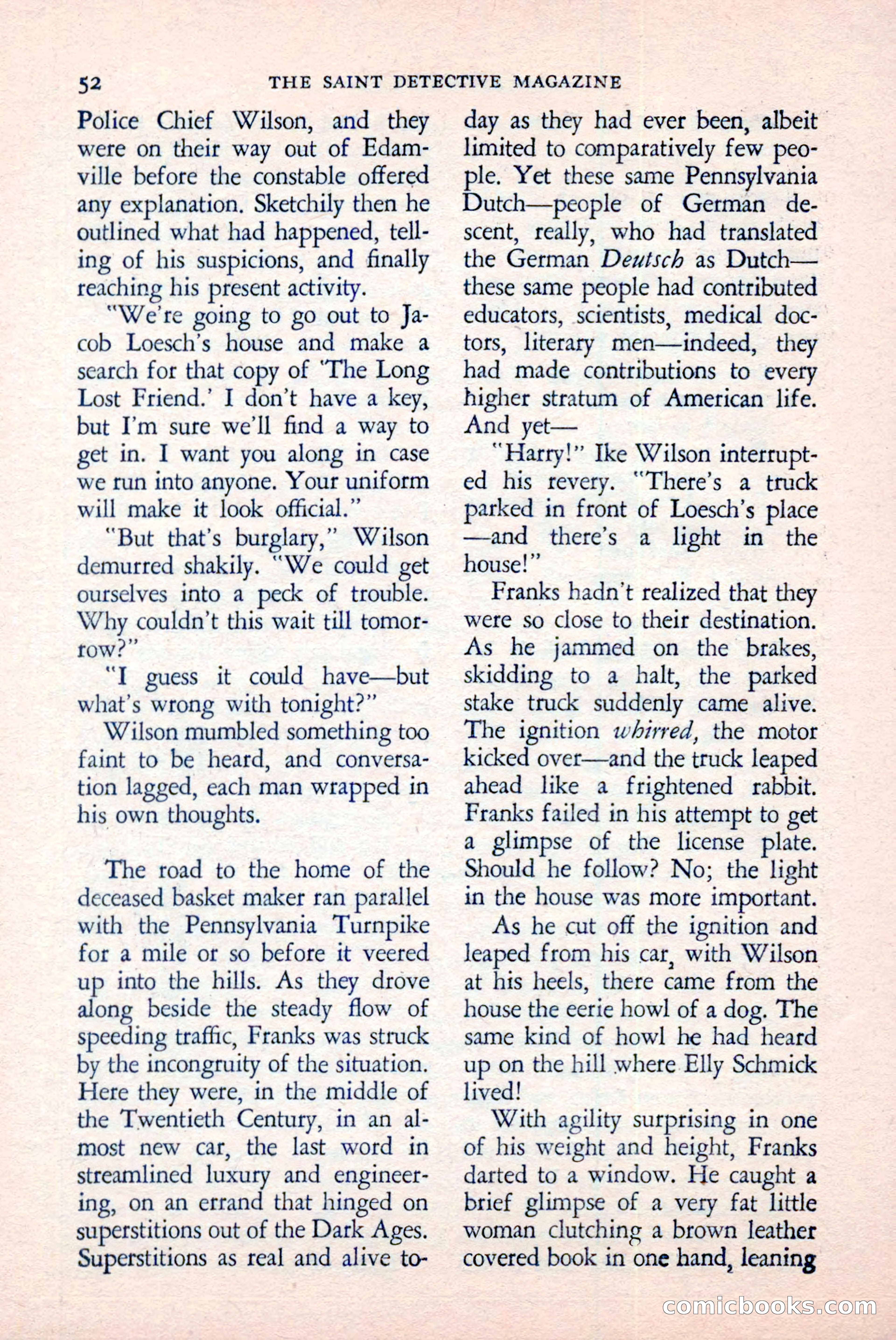 The Saint Detective Magazine, June 1958 — page 54 of 132