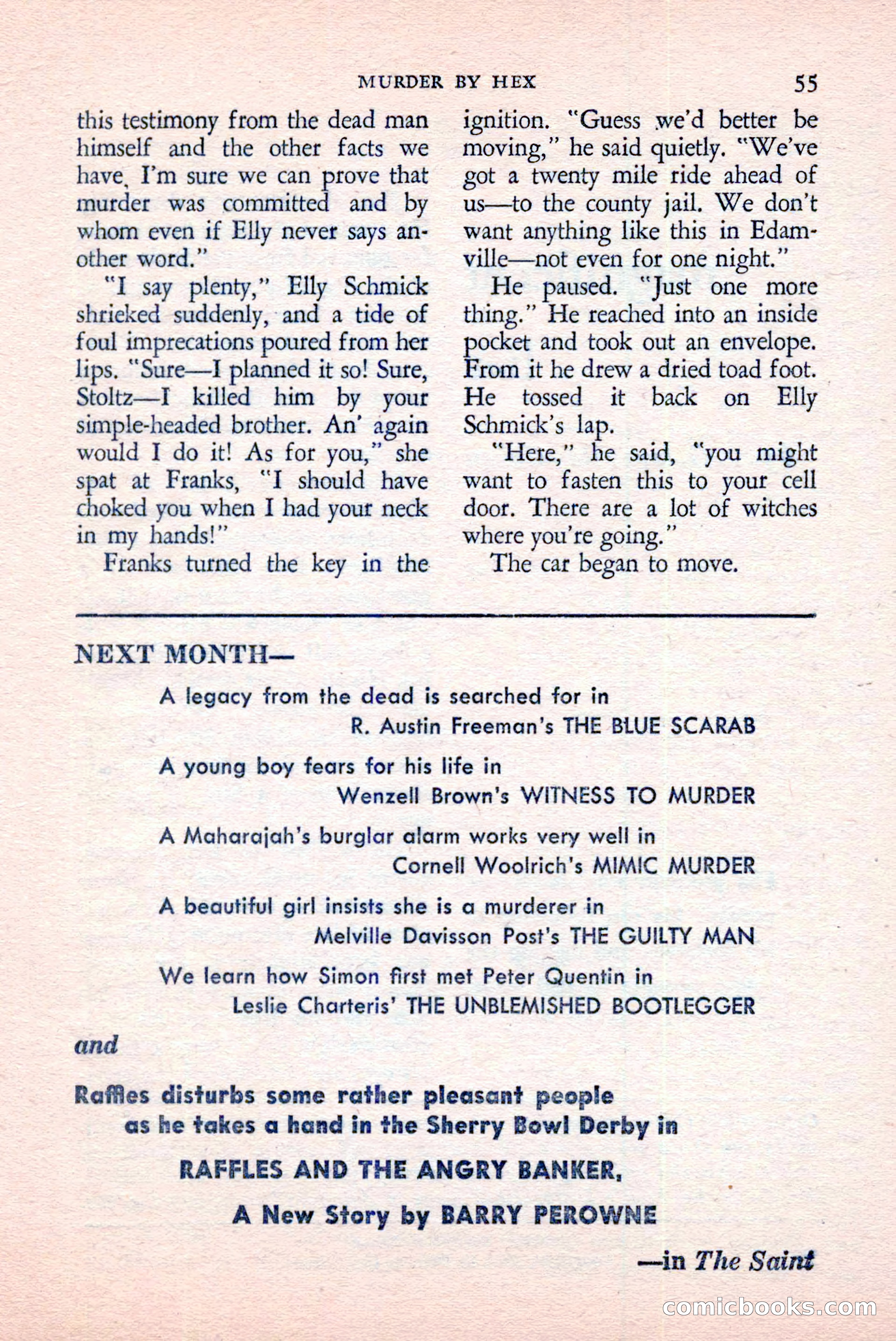 The Saint Detective Magazine, June 1958 — page 57 of 132