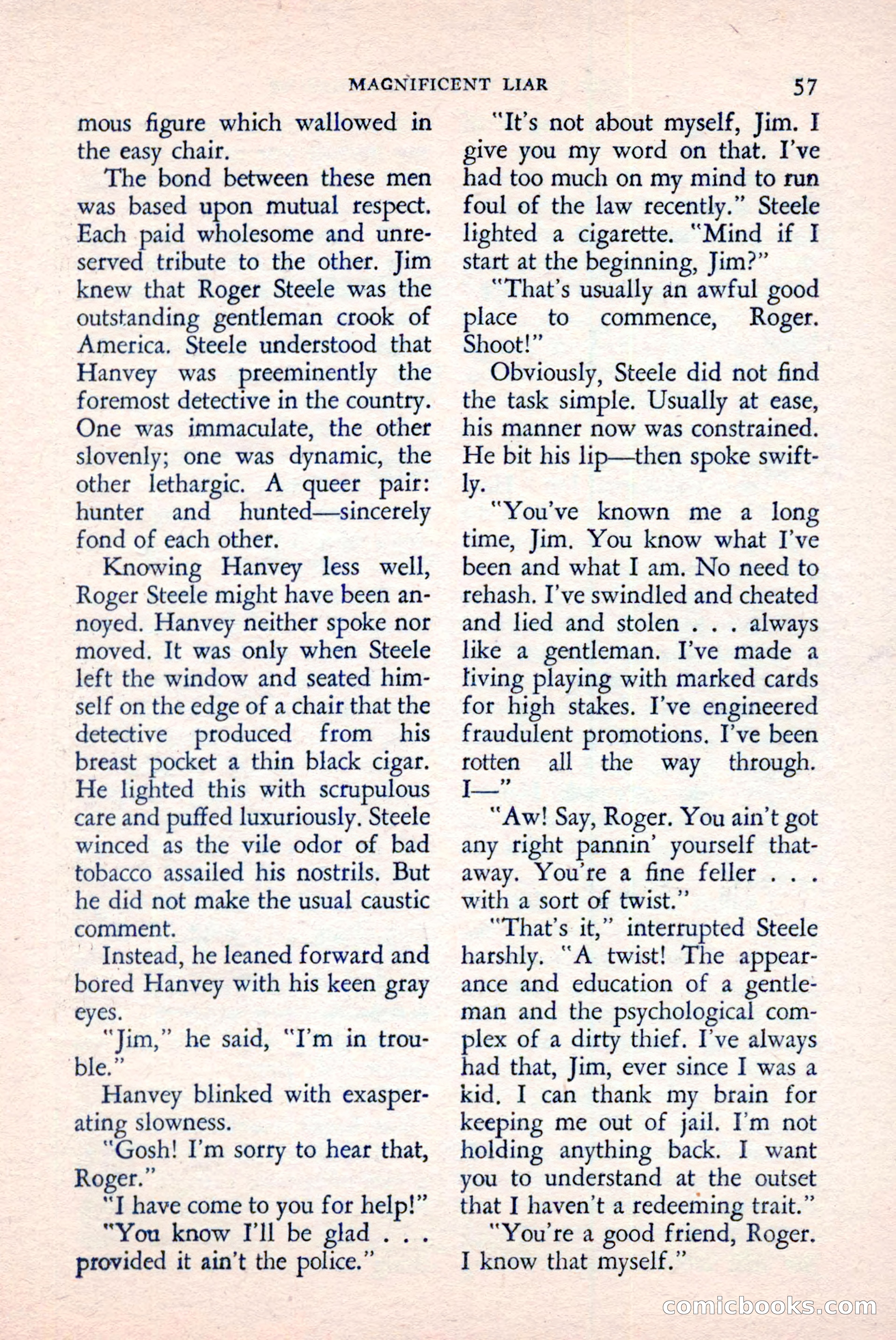 The Saint Detective Magazine, June 1958 — page 59 of 132