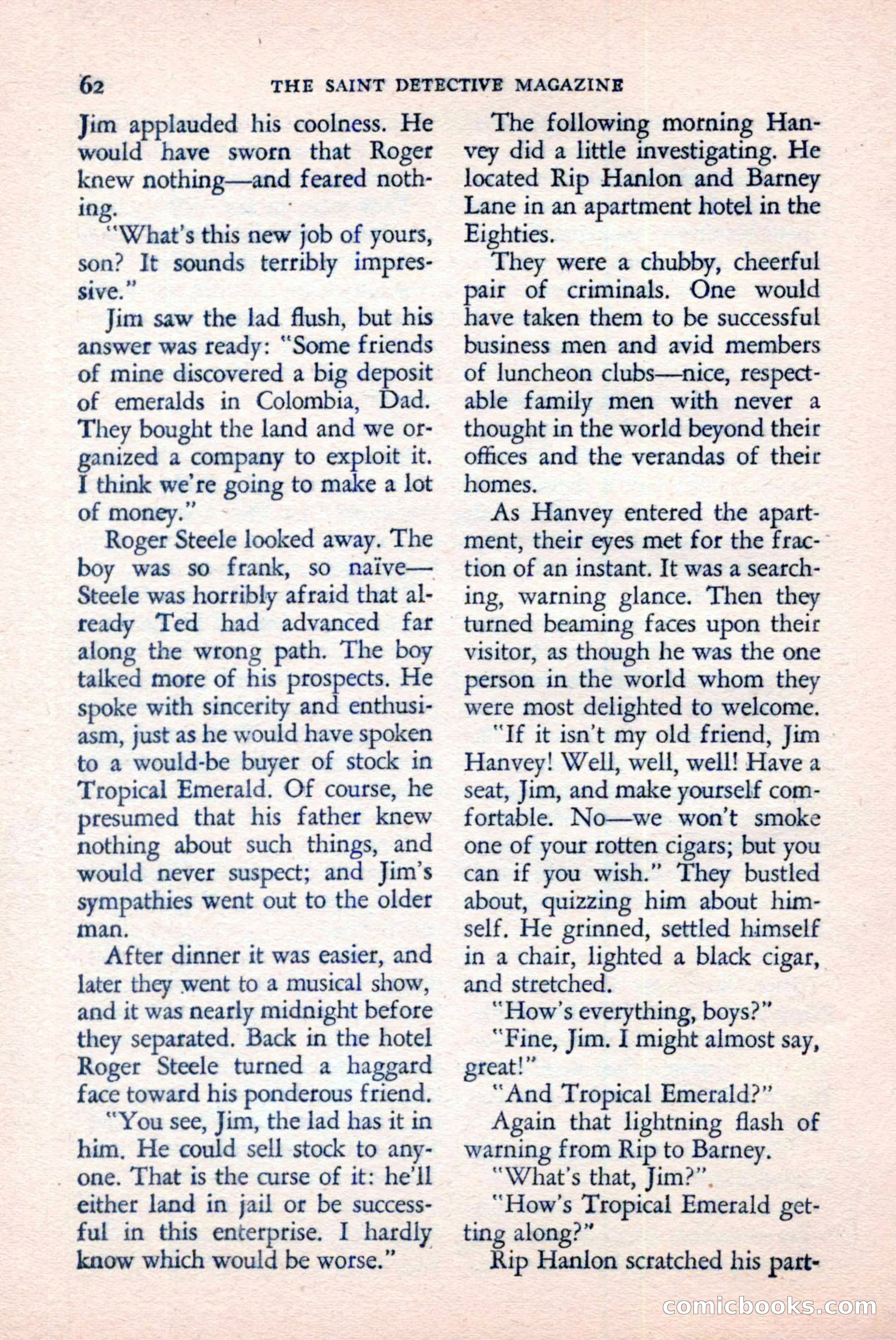 The Saint Detective Magazine, June 1958 — page 64 of 132