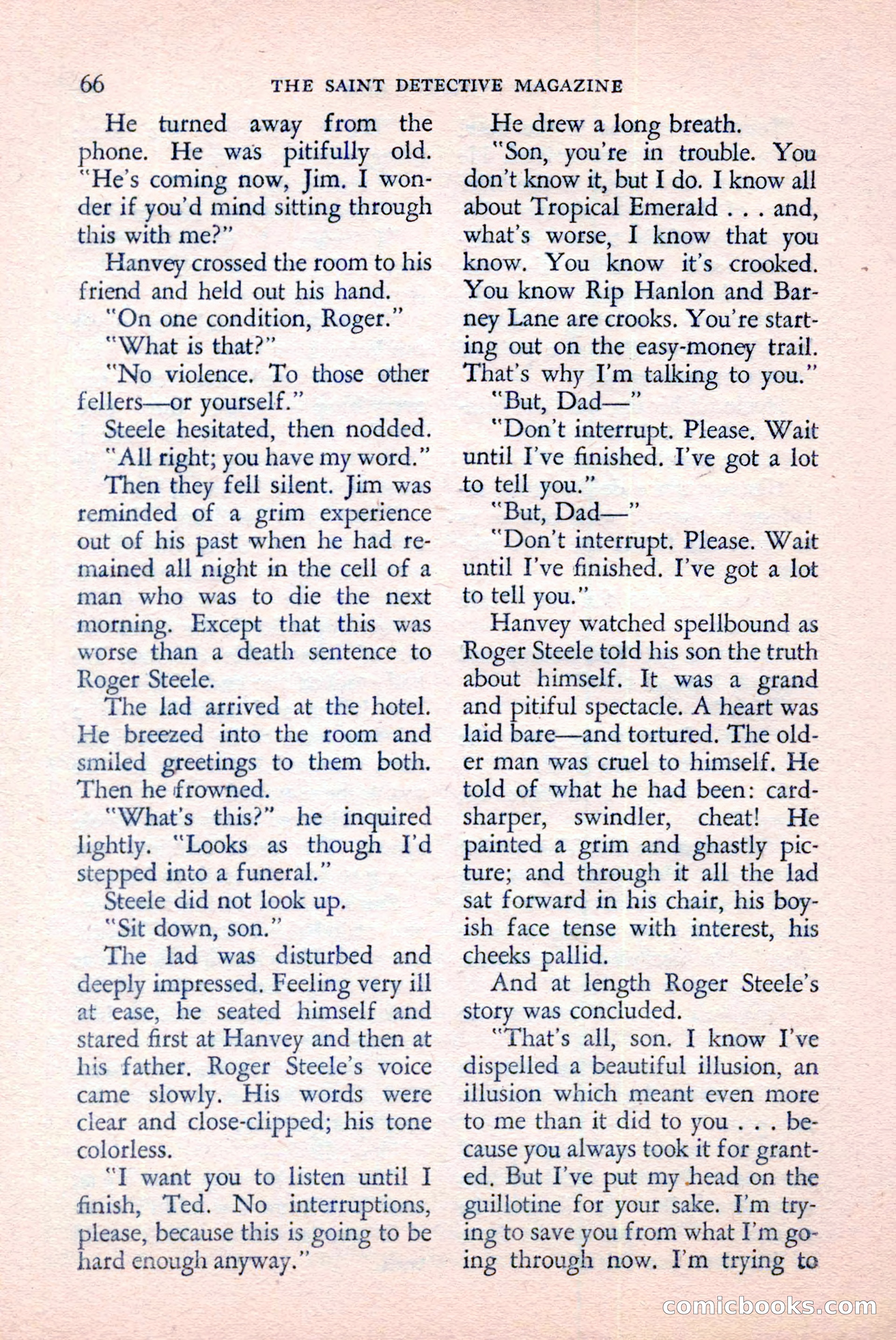 The Saint Detective Magazine, June 1958 — page 68 of 132