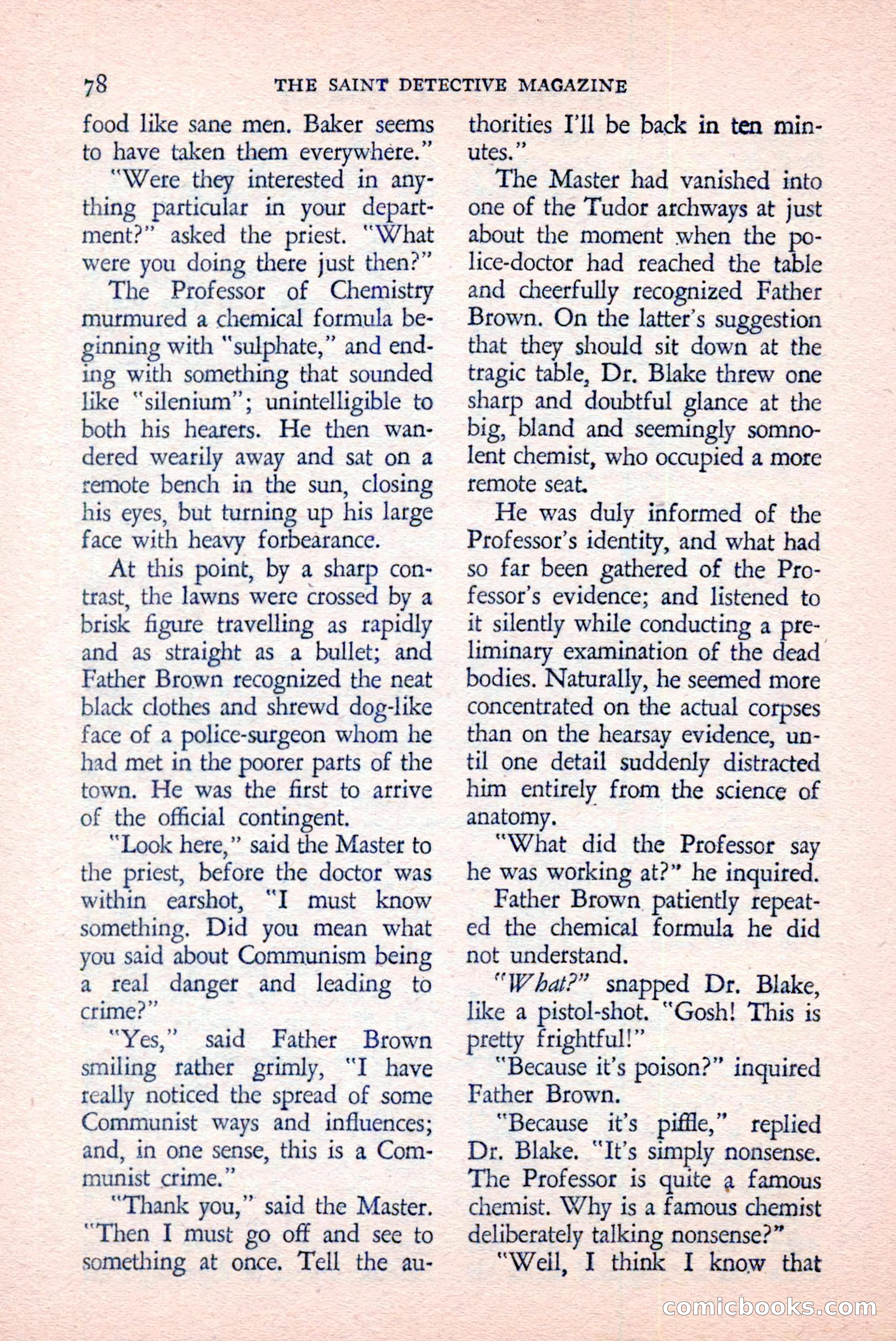 The Saint Detective Magazine, June 1958 — page 80 of 132