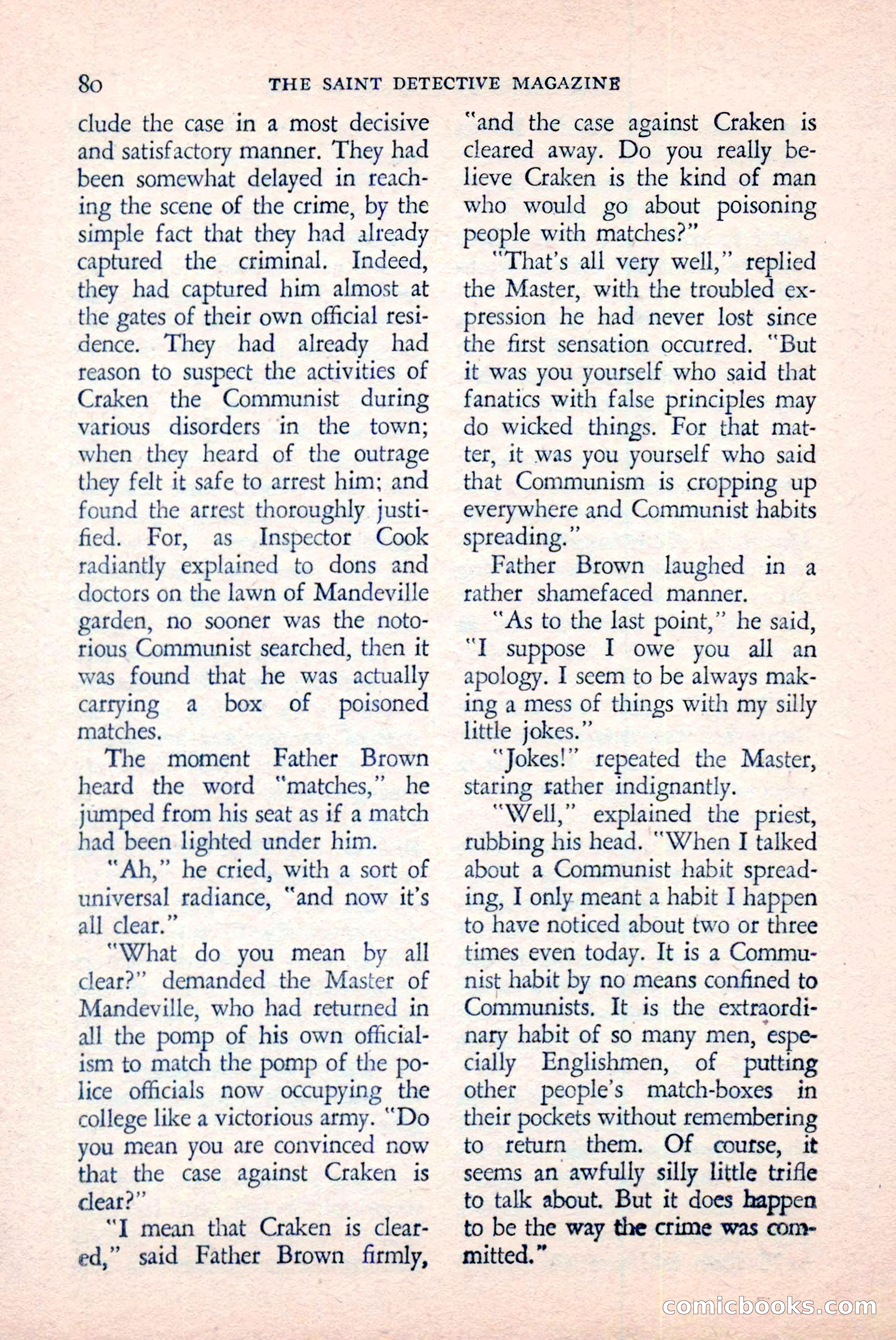 The Saint Detective Magazine, June 1958 — page 82 of 132