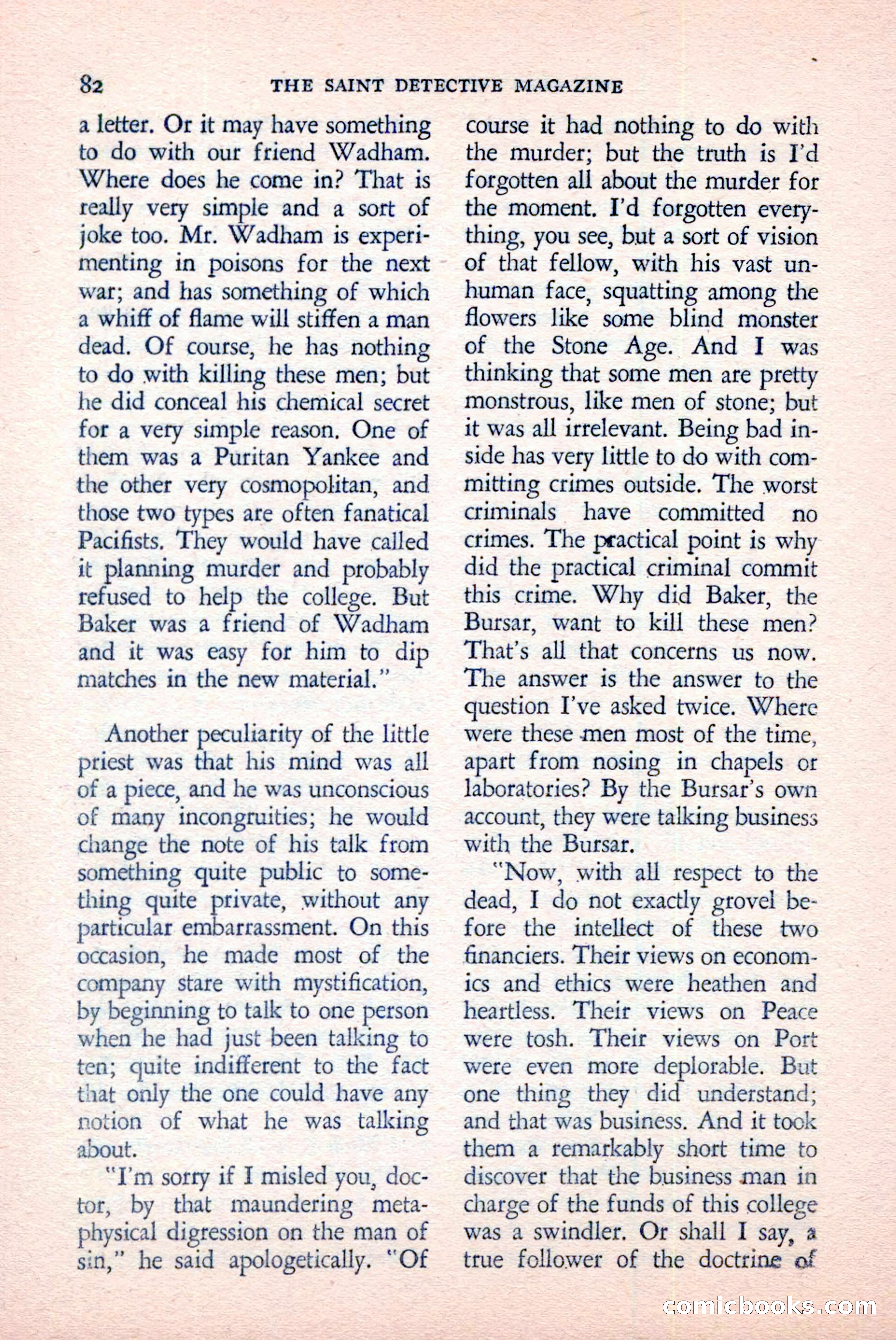 The Saint Detective Magazine, June 1958 — page 84 of 132