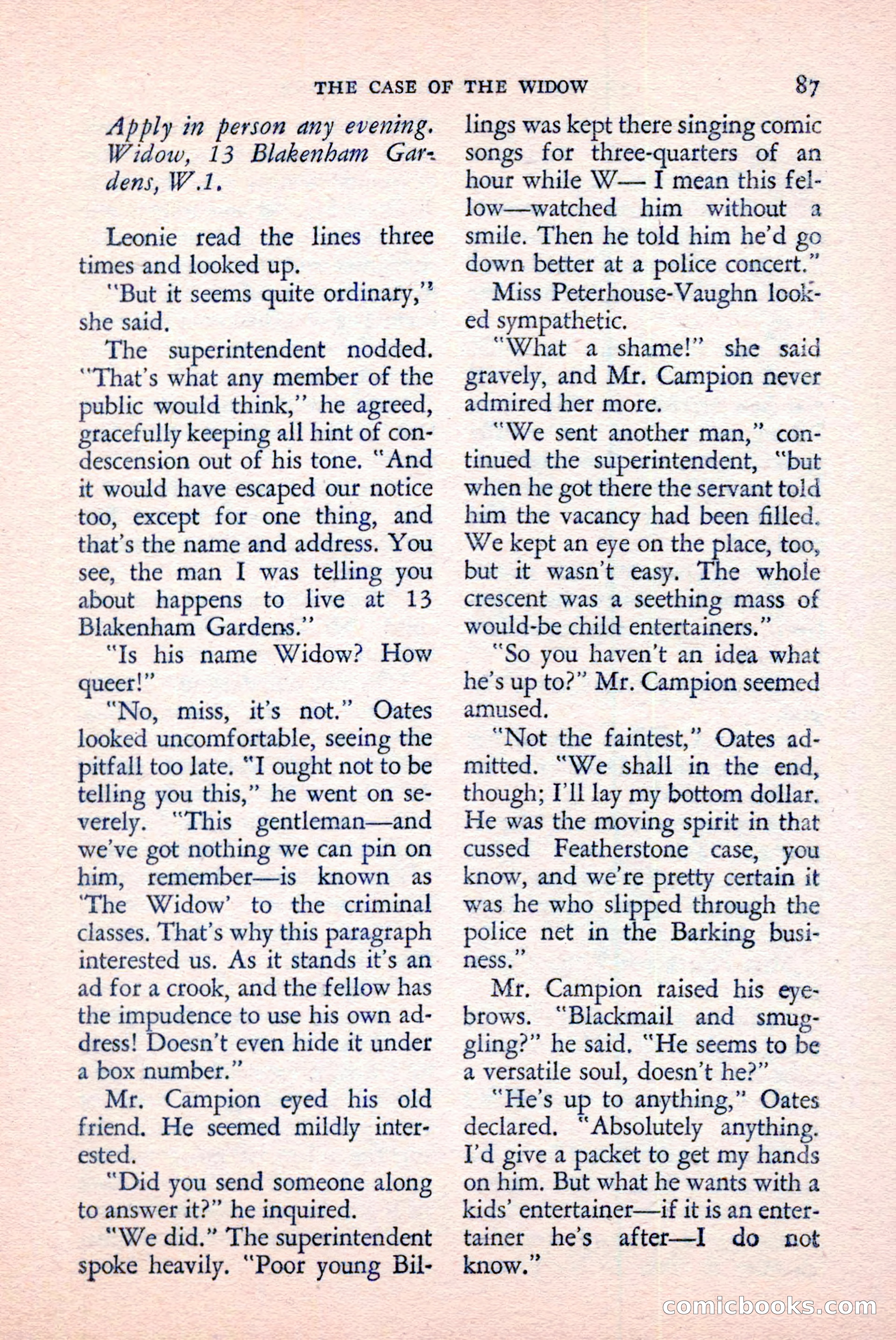 The Saint Detective Magazine, June 1958 — page 89 of 132