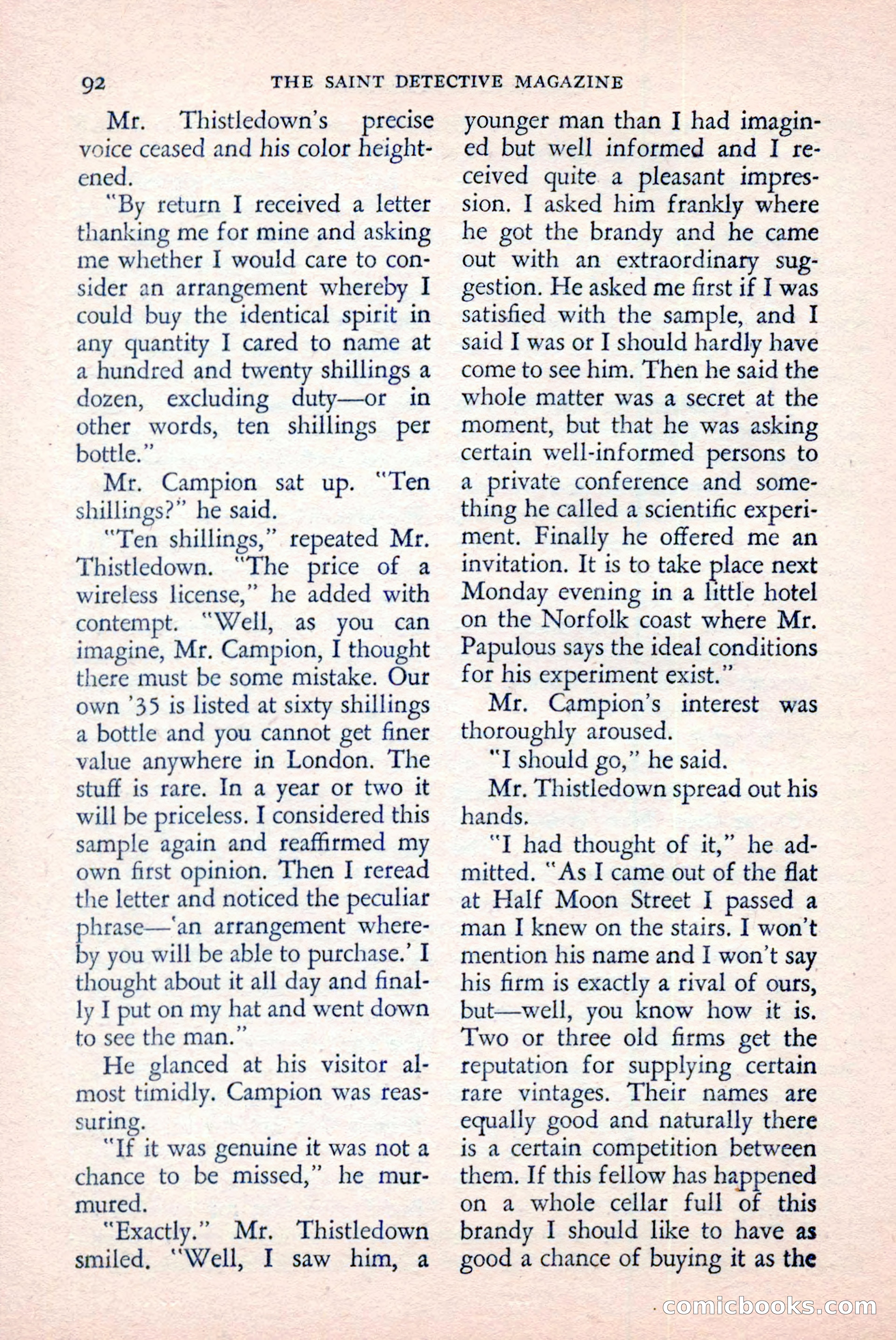 The Saint Detective Magazine, June 1958 — page 94 of 132